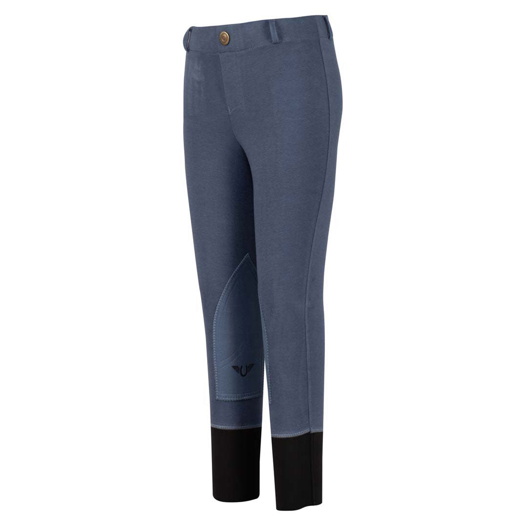 TuffRider Children's Starter Lowrise Pull-On Knee Patch Breeches