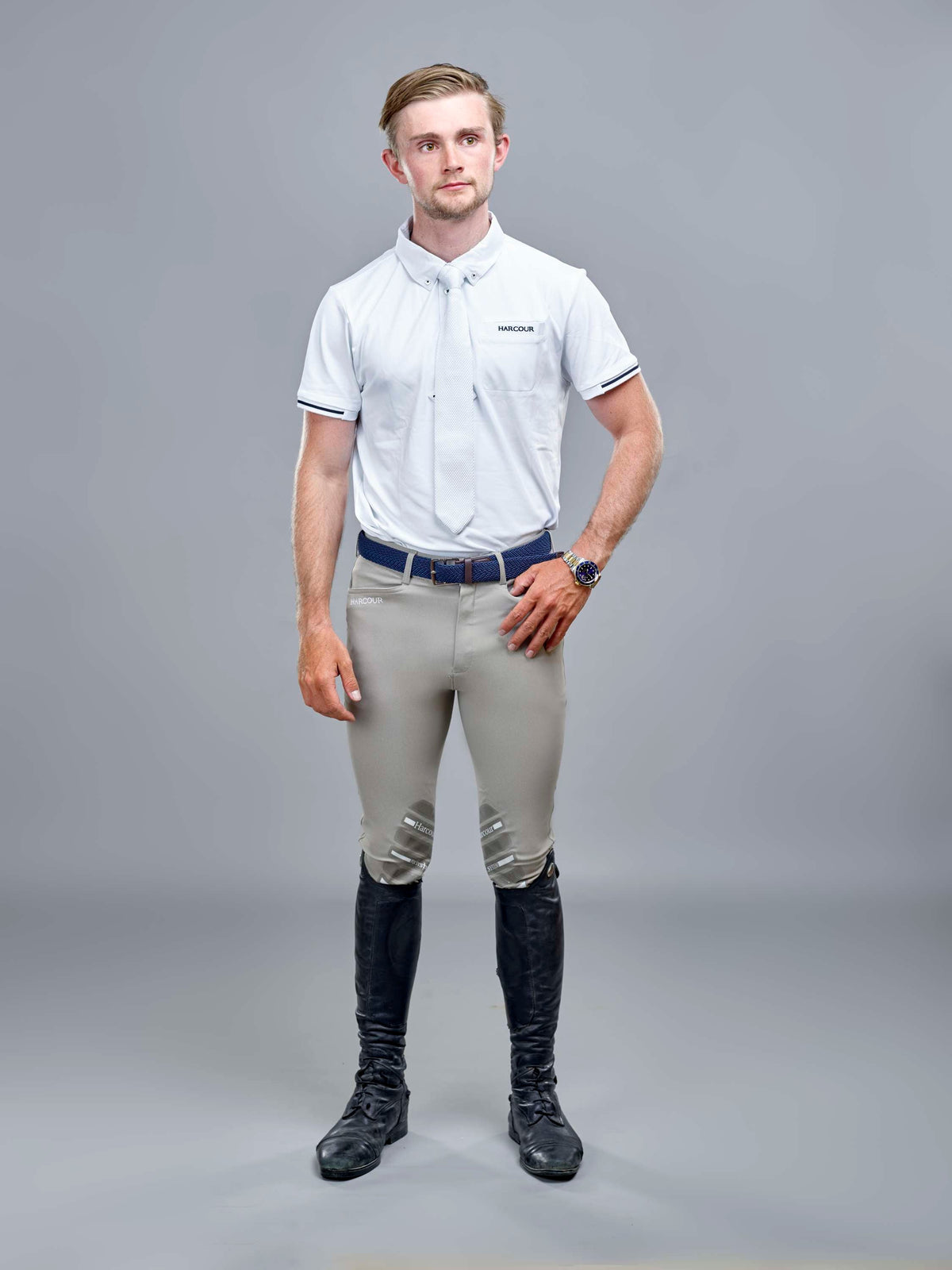 Harcour - Costa Men's Riding Breeches - Knee Patch