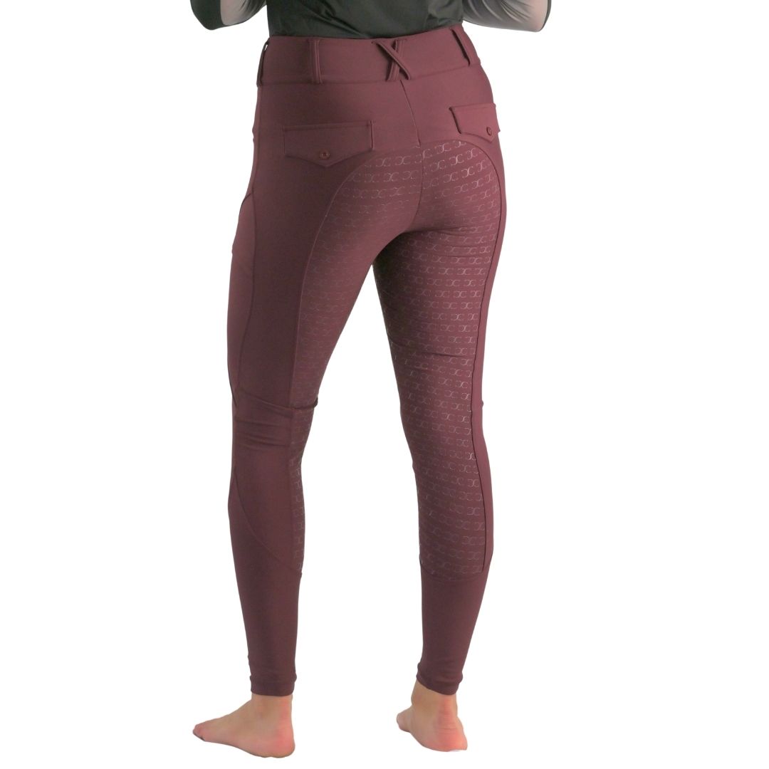 Correct Connect - Burgundy Just Right Summer Breeches