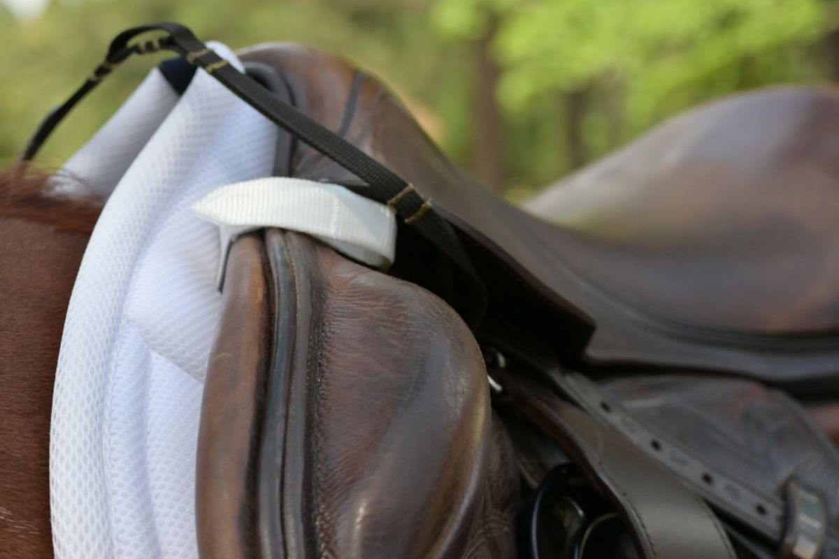 Correct Connect - Jump Mesh Saddle Pad with Quick Dry Cotton Lining in Navy, White, or Black