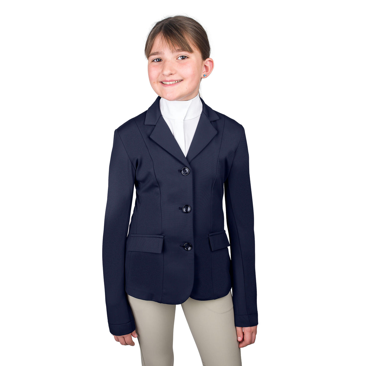 Ovation - Kids' PowerFlex Show Coat - Navy