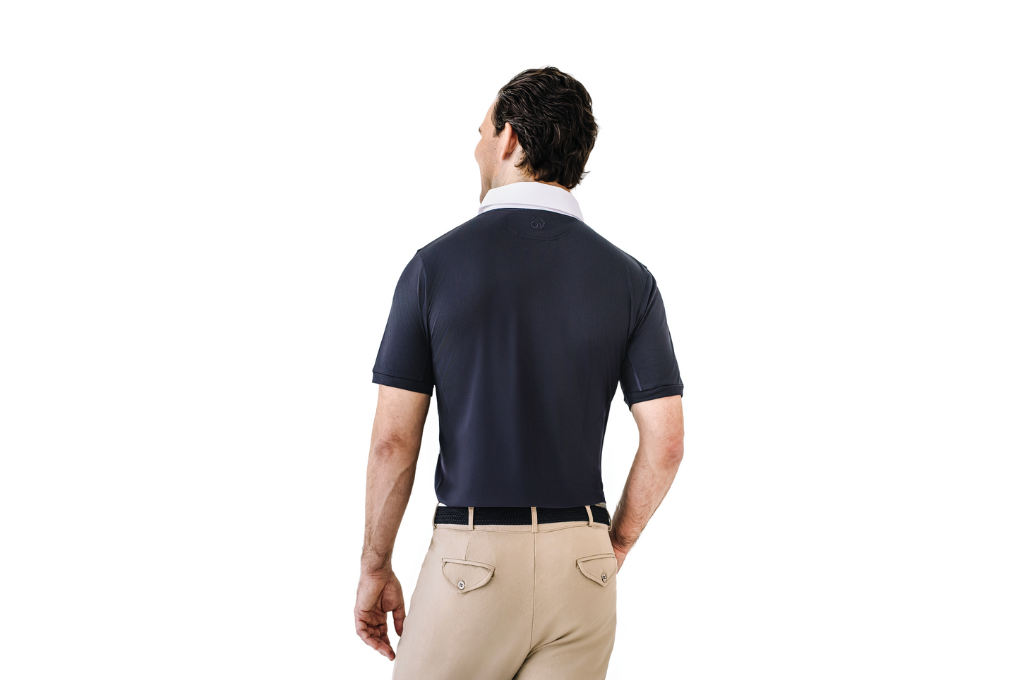 Ovation - Men's Classic Short Sleeve Polo Show Shirt - Navy