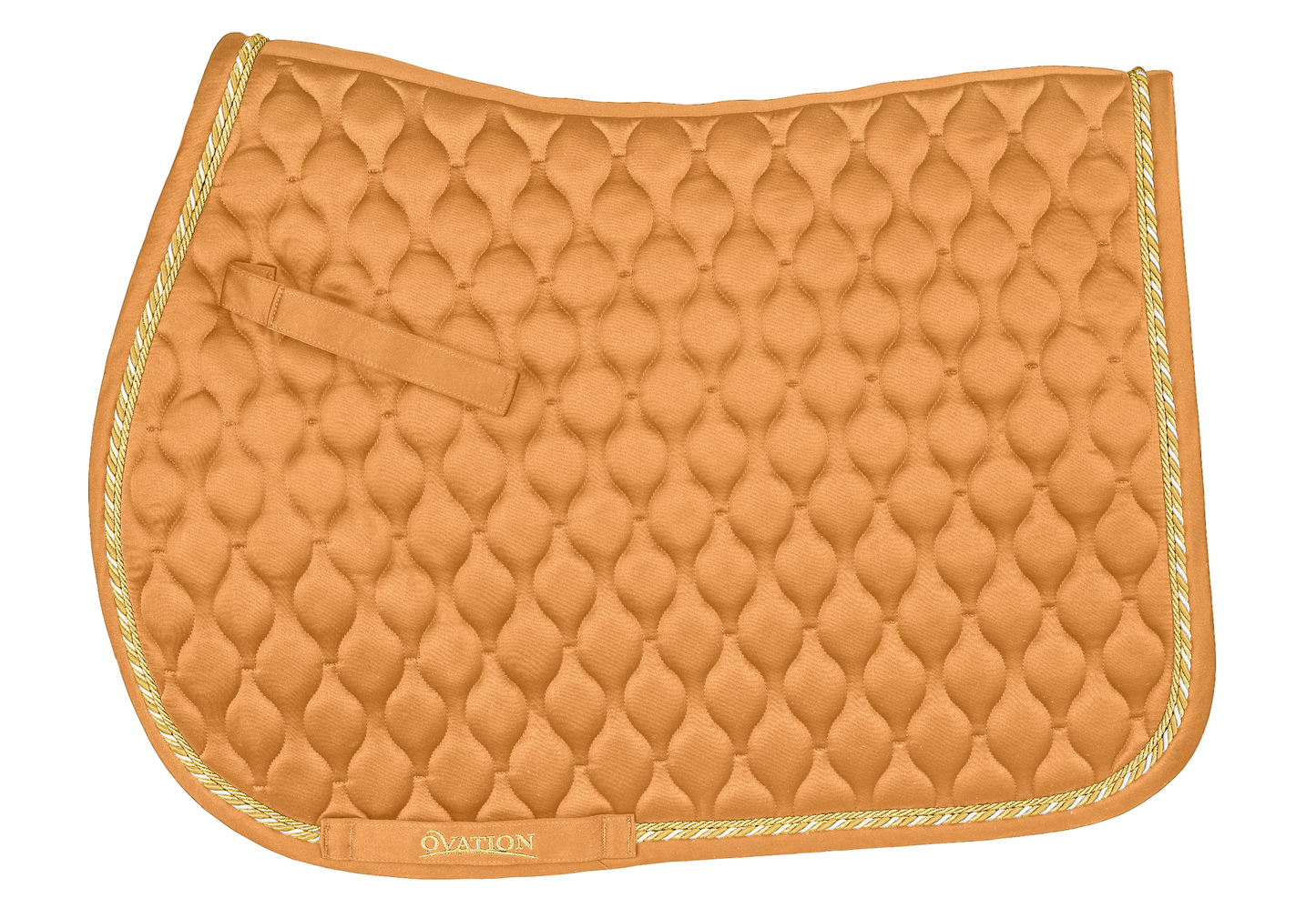 Ovation - Quilted Satin All-Purpose Saddle Pad - Muted Safron