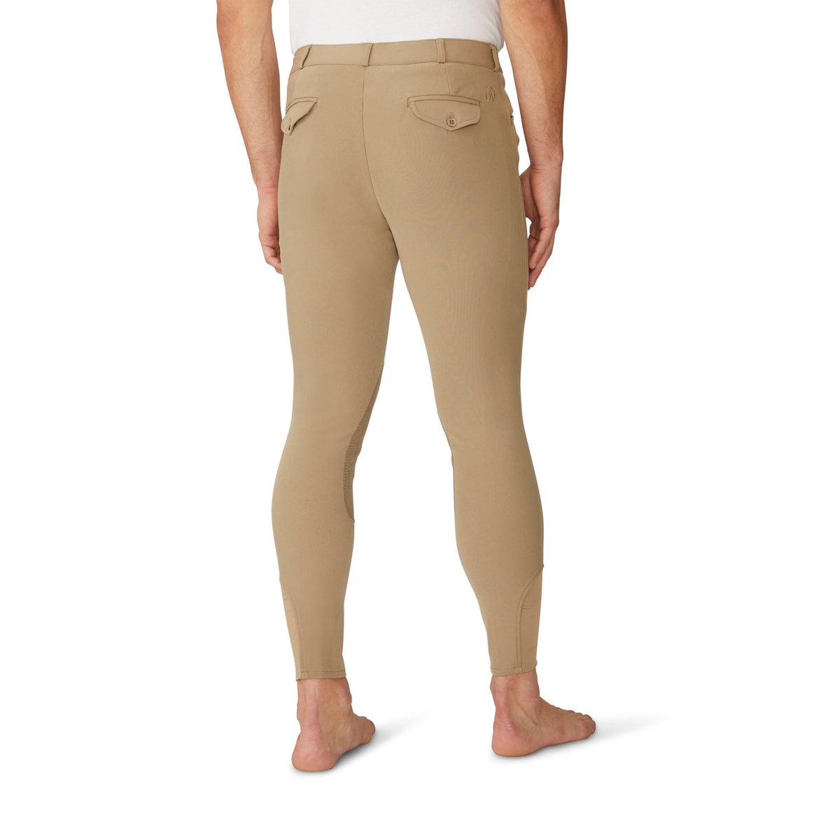 Ovation - Men's EuroWEAVE™ DX Suede Knee Patch Breech - Light Tan