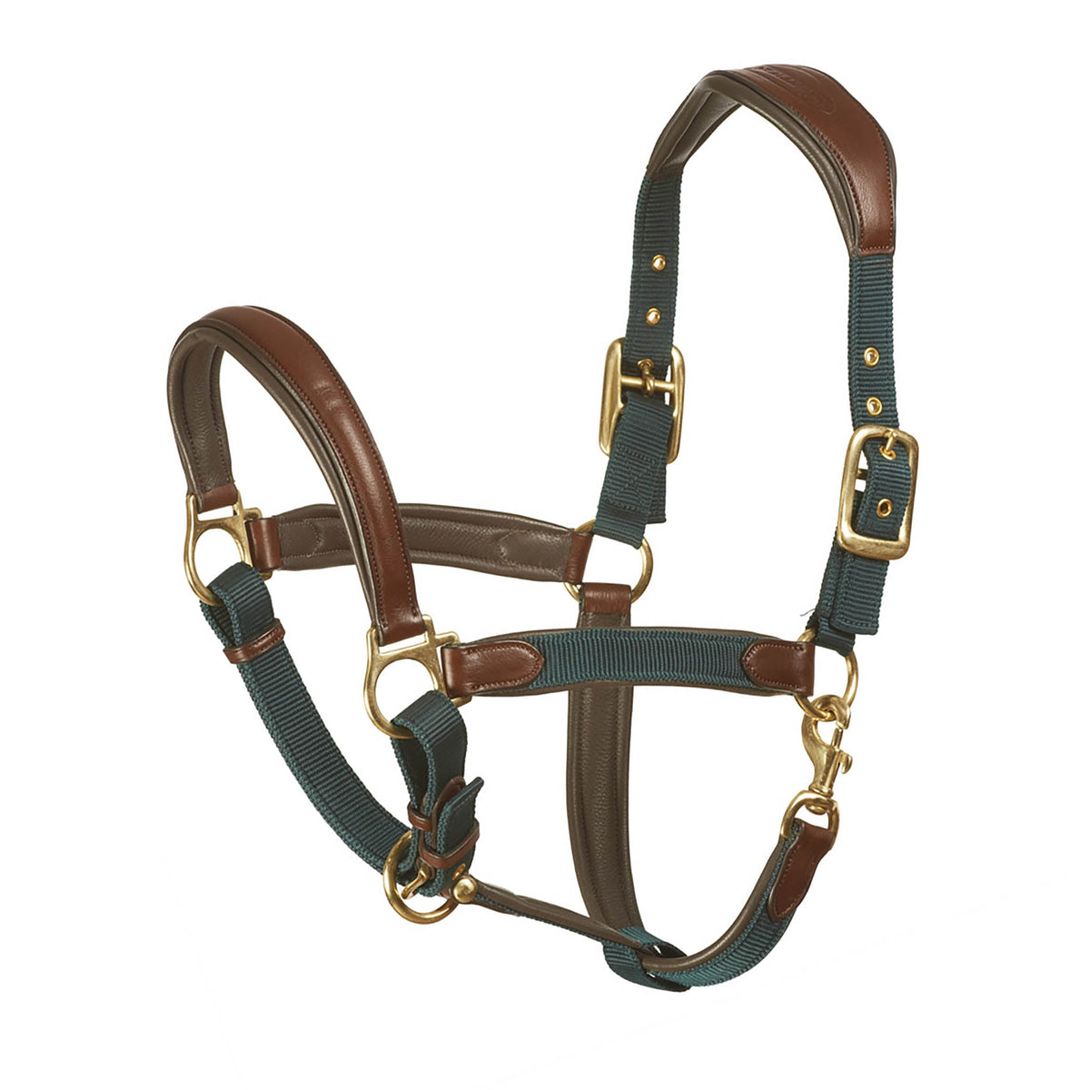 Ovation - Luxor Cushion-Flex Halter - Brown/Green
