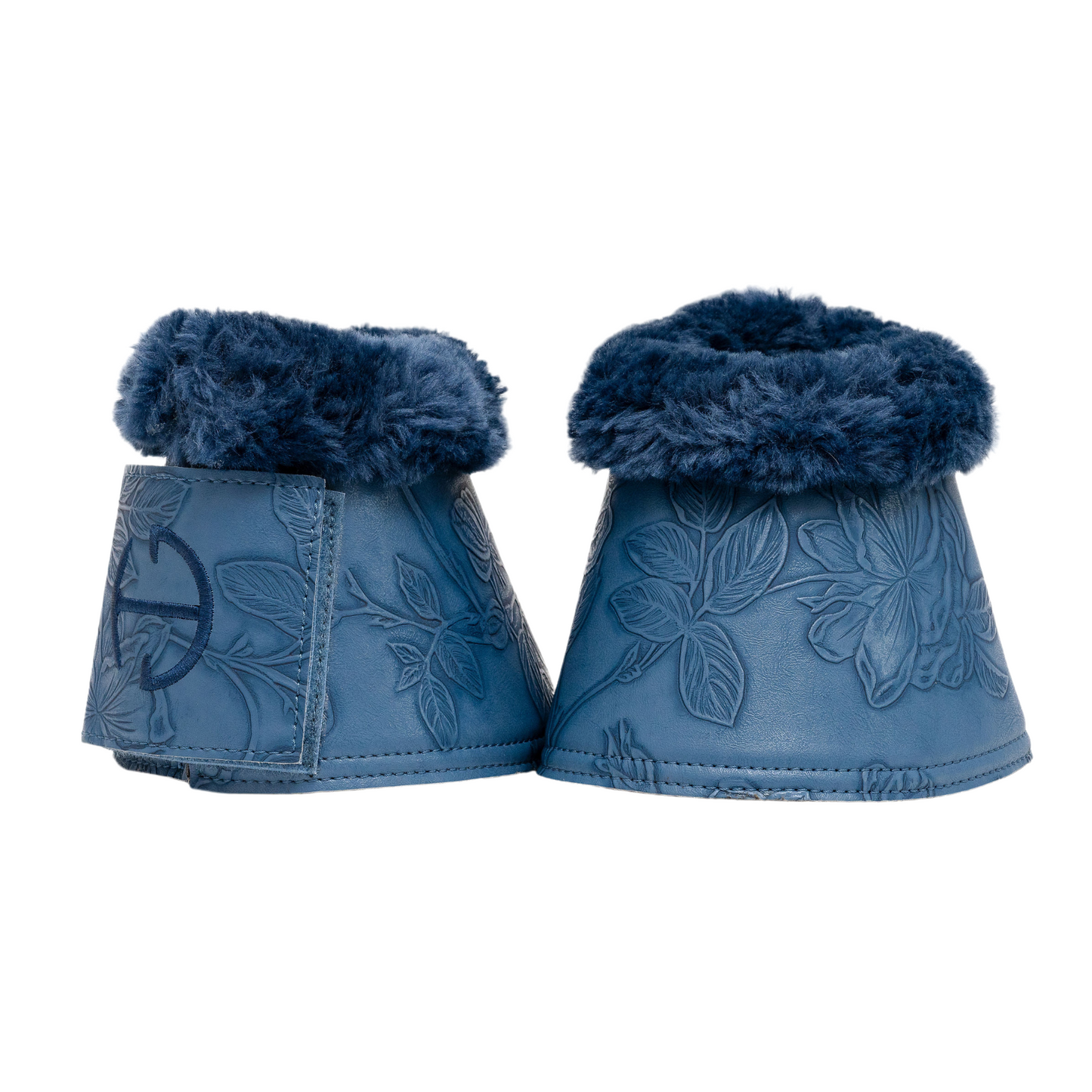 Halter Ego - Romance Collection Bell Boots - Prussian Blue