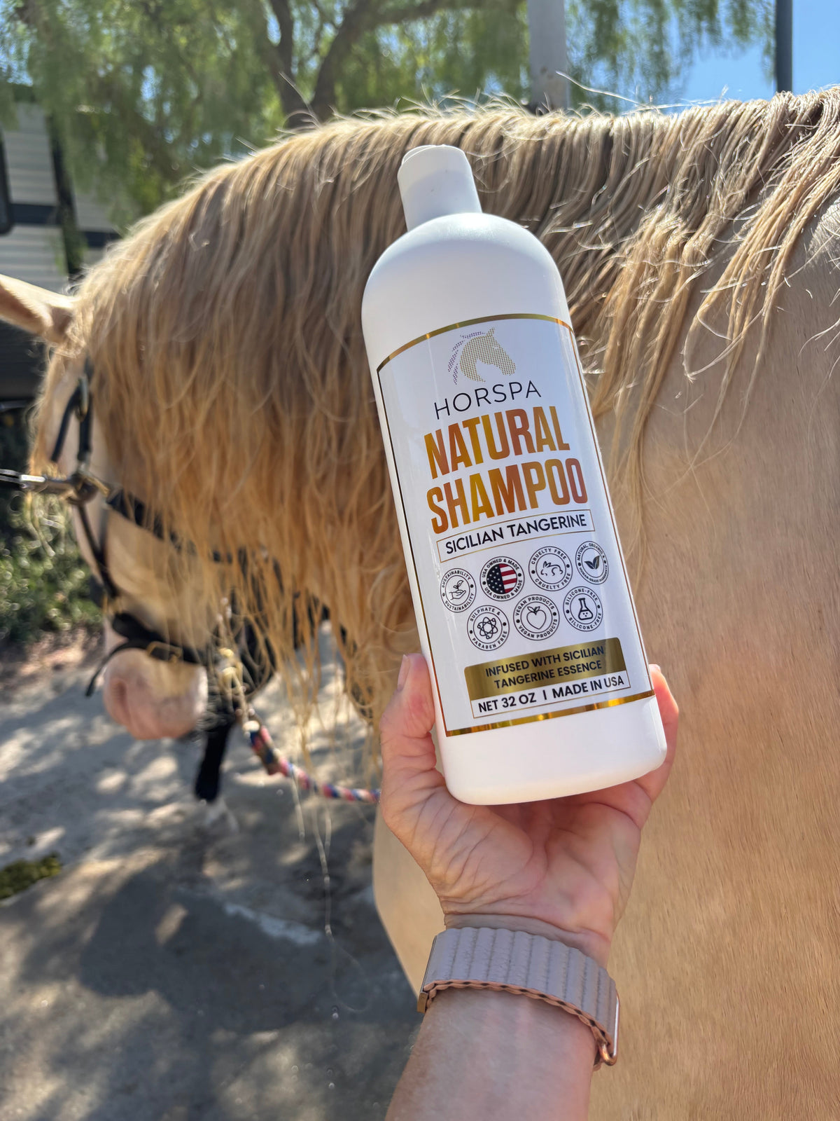 Horspa - Natural Horse Shampoo Sicilian Tangerine 32oz