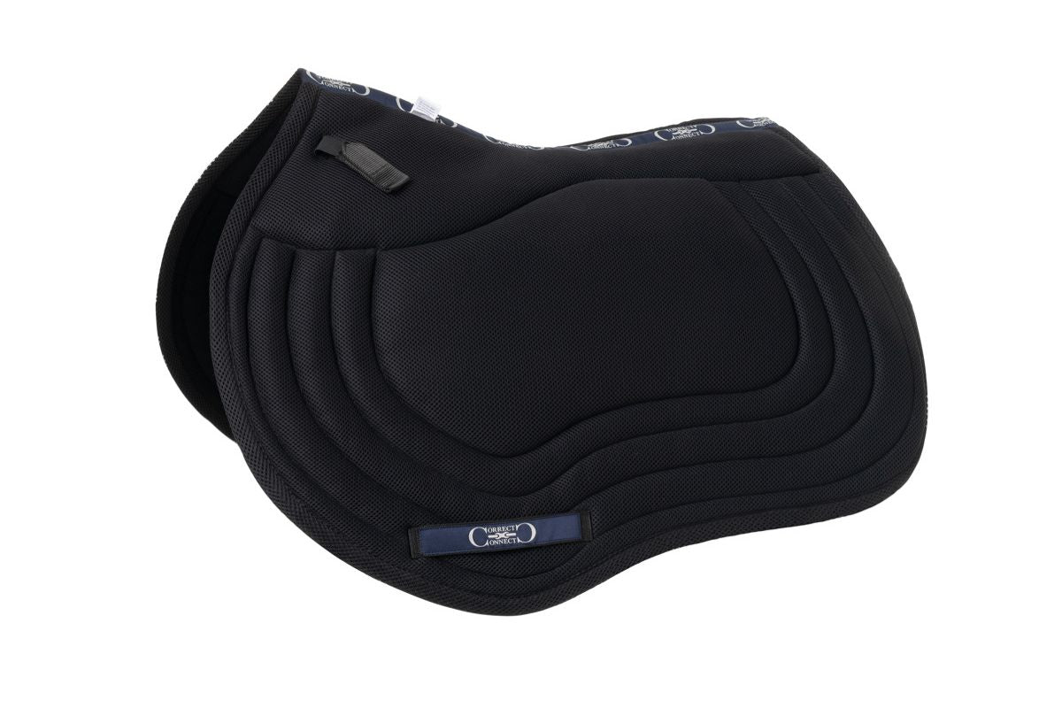Correct Connect - Jump Mesh Saddle Pad with Quick Dry Cotton Lining in Navy, White, or Black