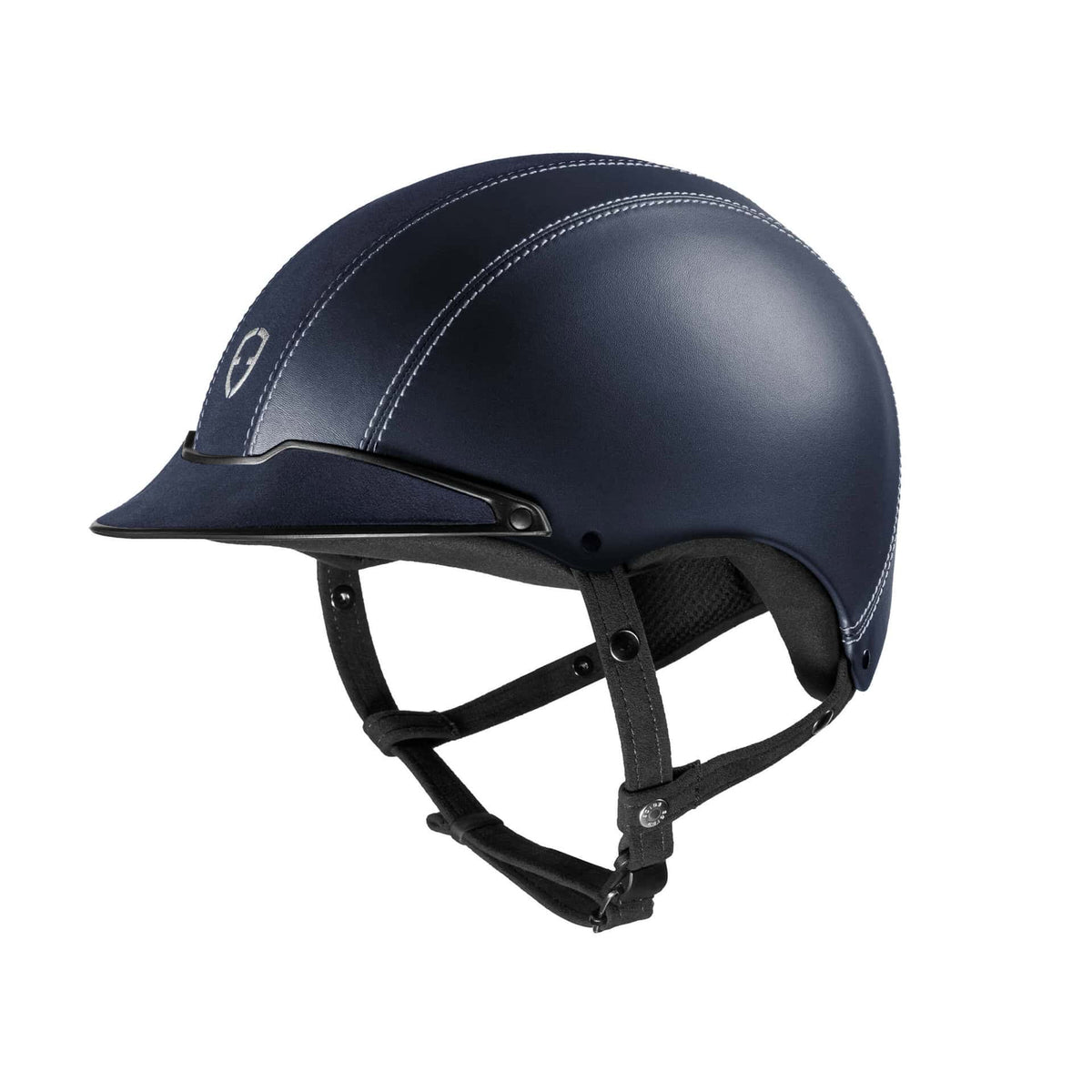 Egide Navy Leather Helmet