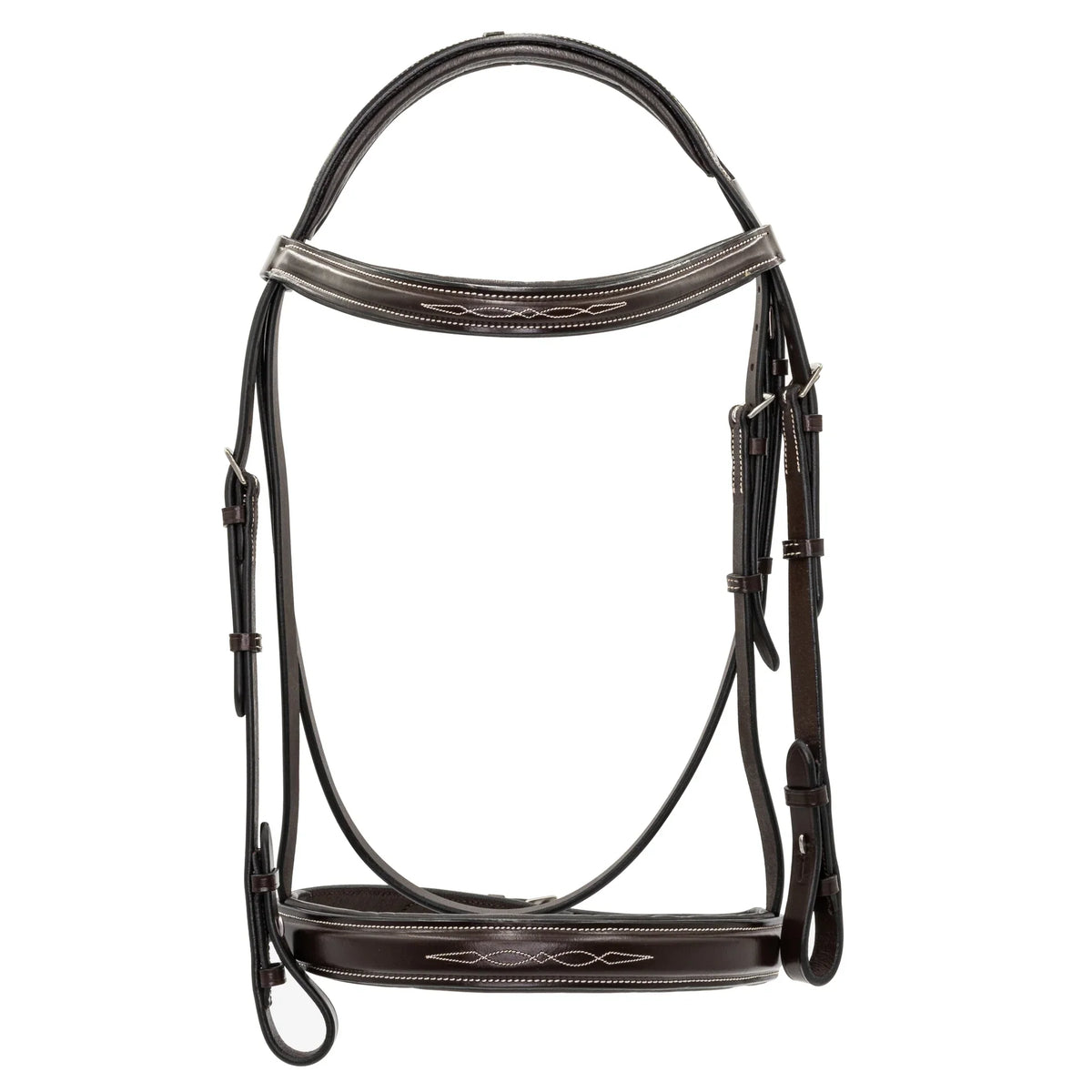 Grewal Equestrian - Arnold IV Square Raised Hunter Bridle