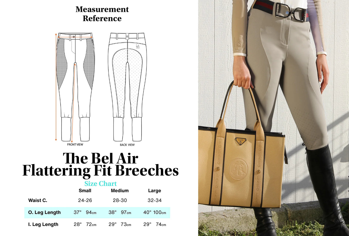 LA EQ - The Bel Air Flattering Fit Breech