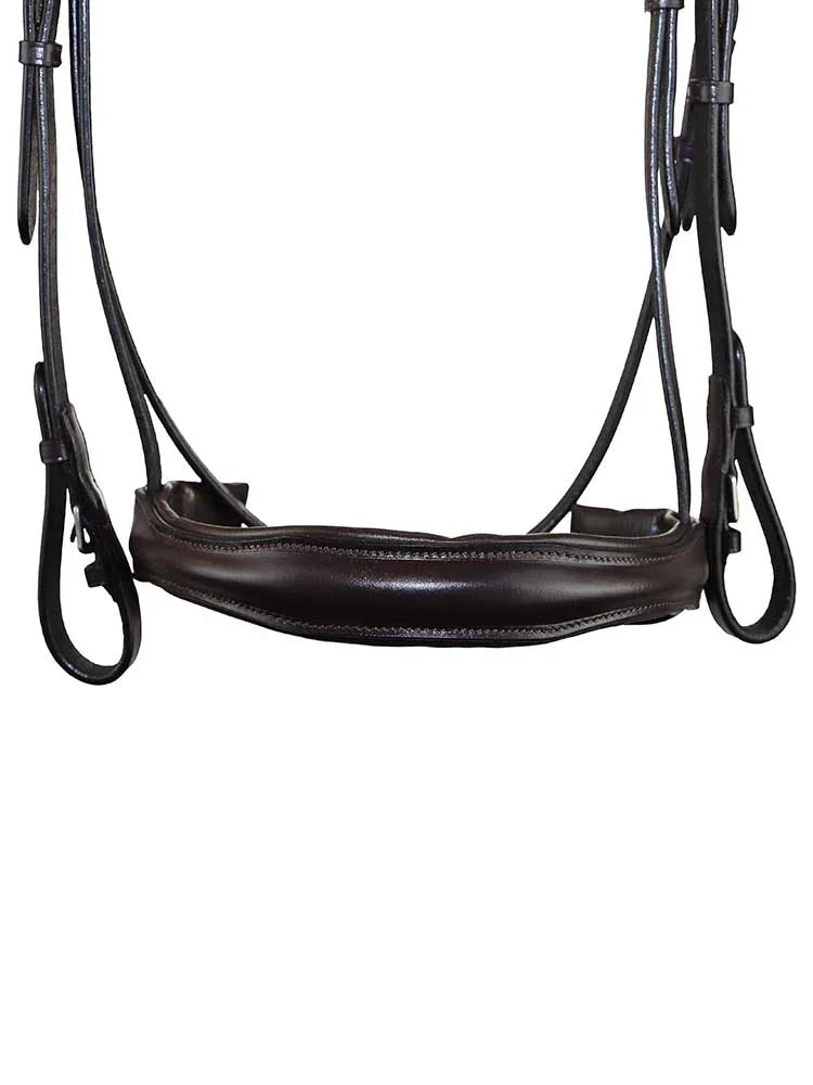 Grewal Equestrian - Cologne Snaffle Bridle with Beaded Browband
