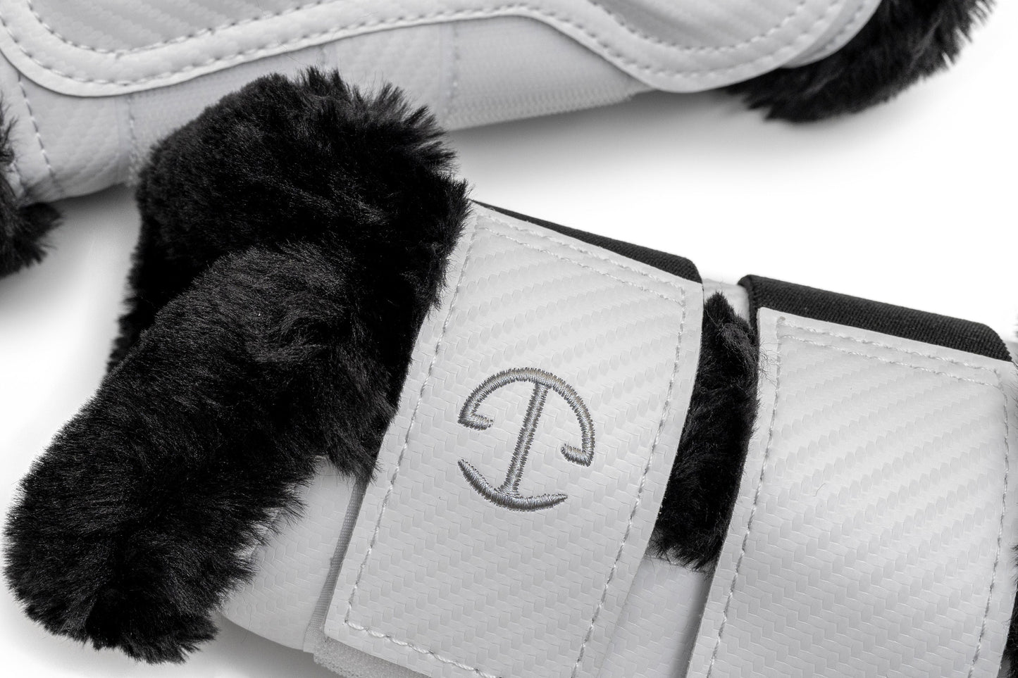 Halter Ego - Brushing Boots - White / Black