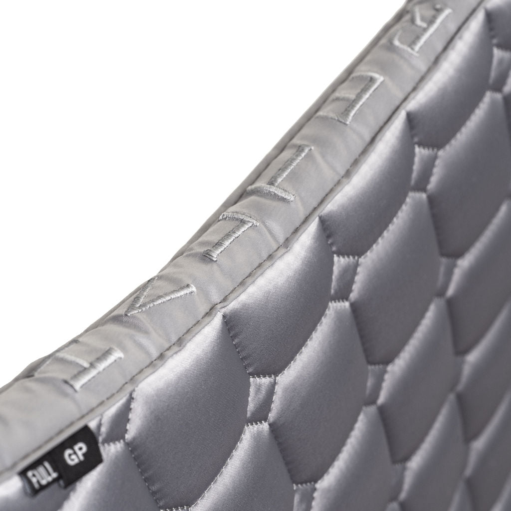 Satin Classic Jump Saddle Pad - Platinum