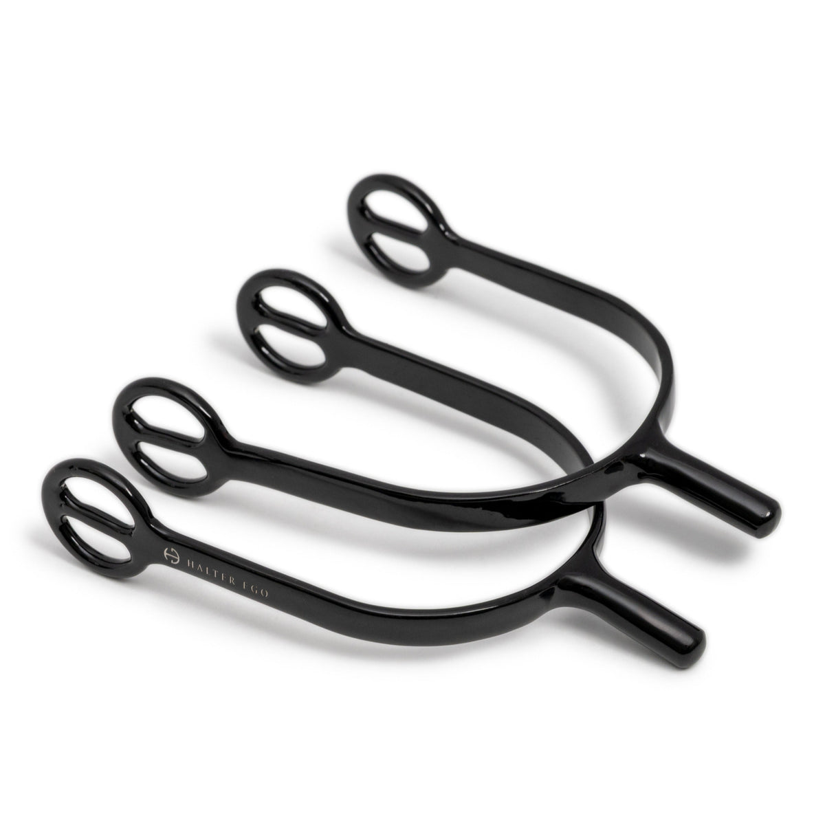 Halter Ego - Gloss Black Long Shank Spurs