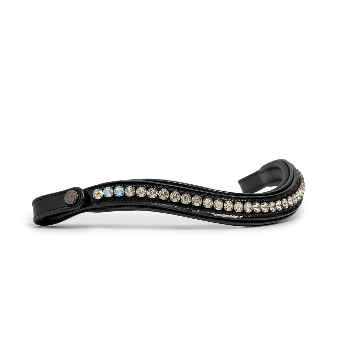Halter Ego - Valentina Black Patent Sparkle Snaffle Bridle