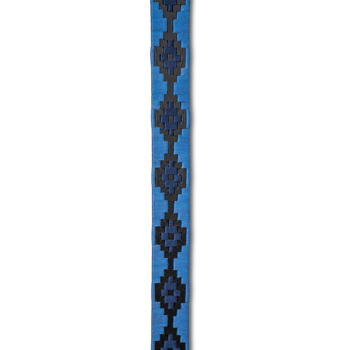 Halter Ego - Azul Nocturno - Midnight & Sky Blue Black Leather Polo Belt