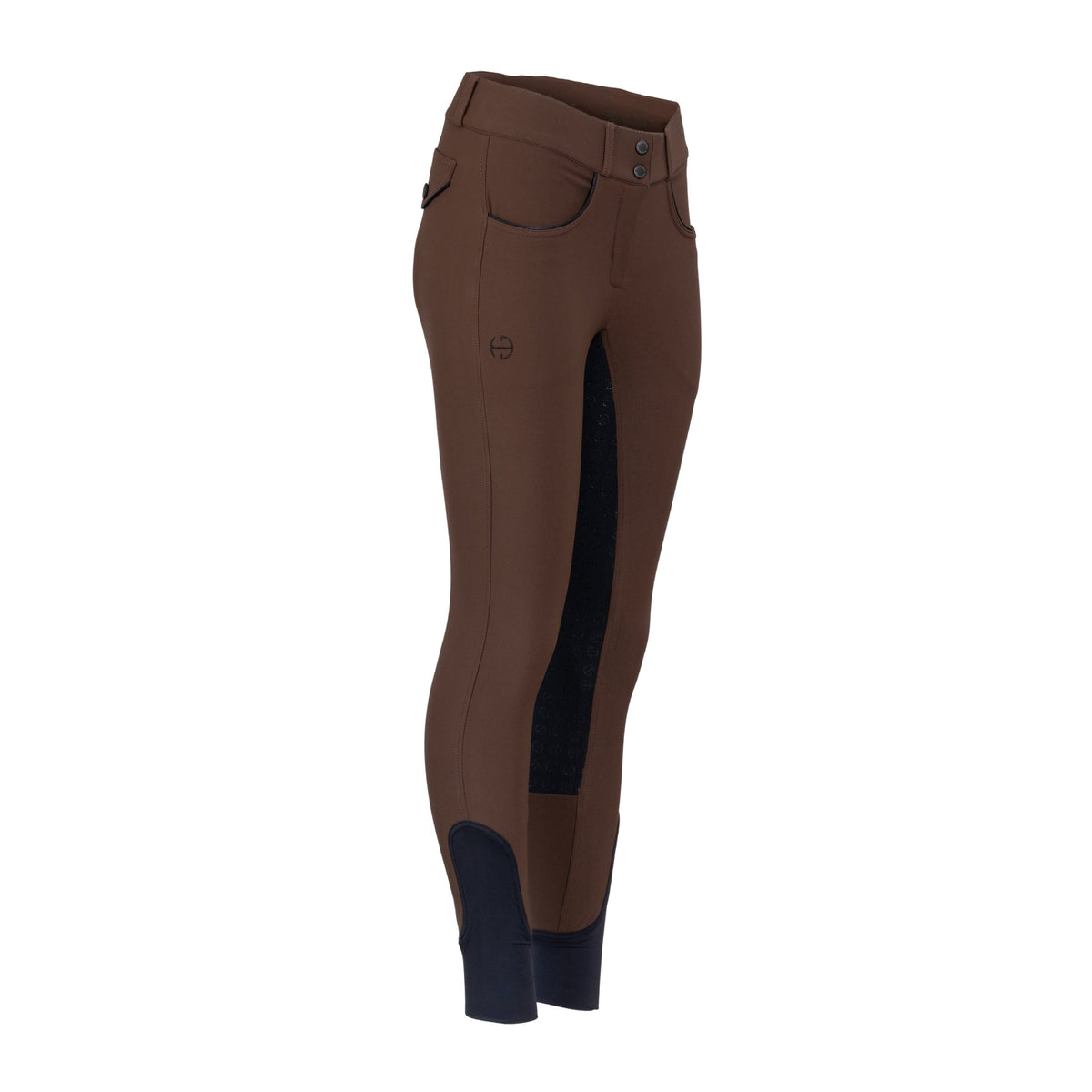 Halter Ego - Evolution Contrast Full Seat Breeches - Dark Rum & Jet Black Seat