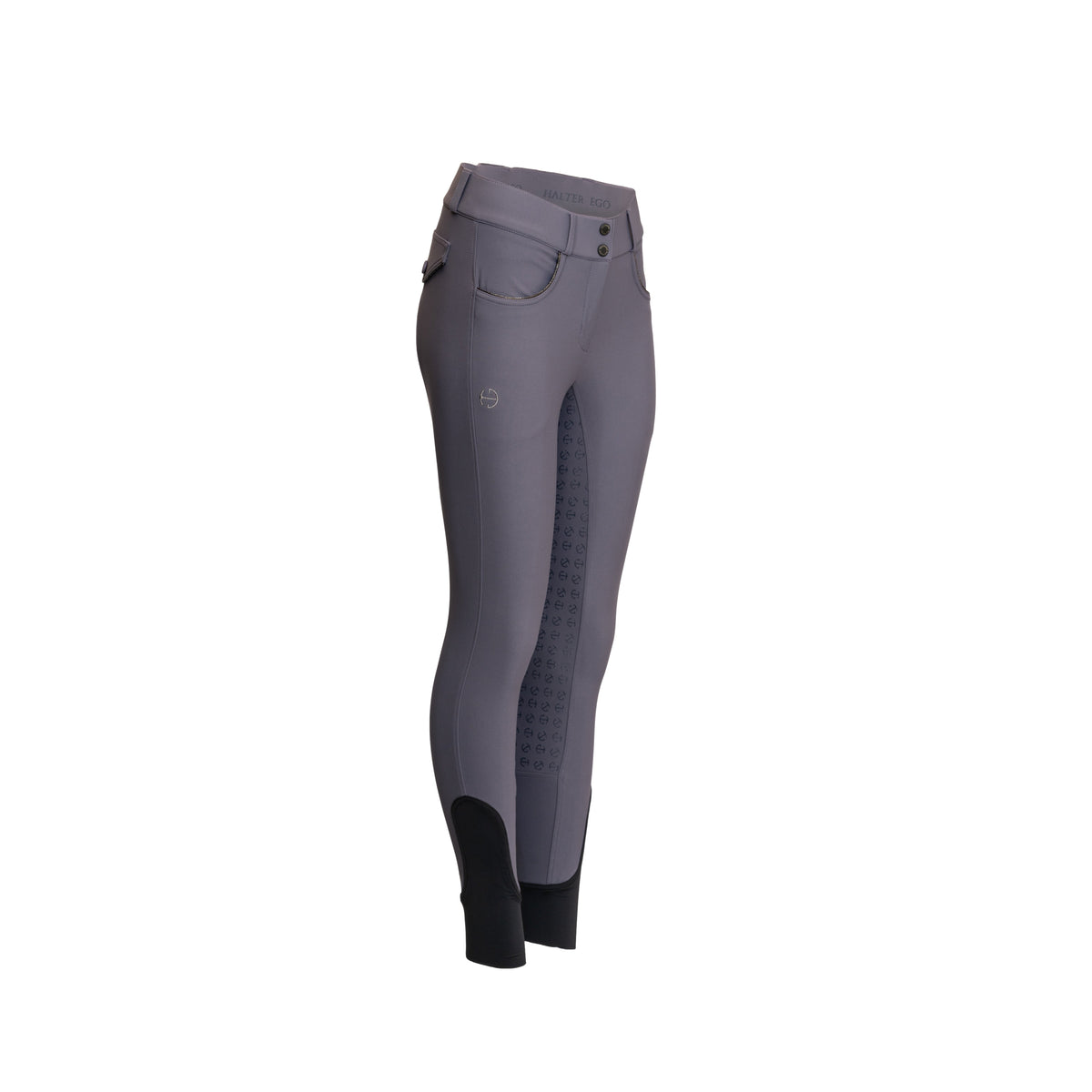 Halter Ego - Evolution Mystique Full Seat Breeches - Greystone - MID WAIST