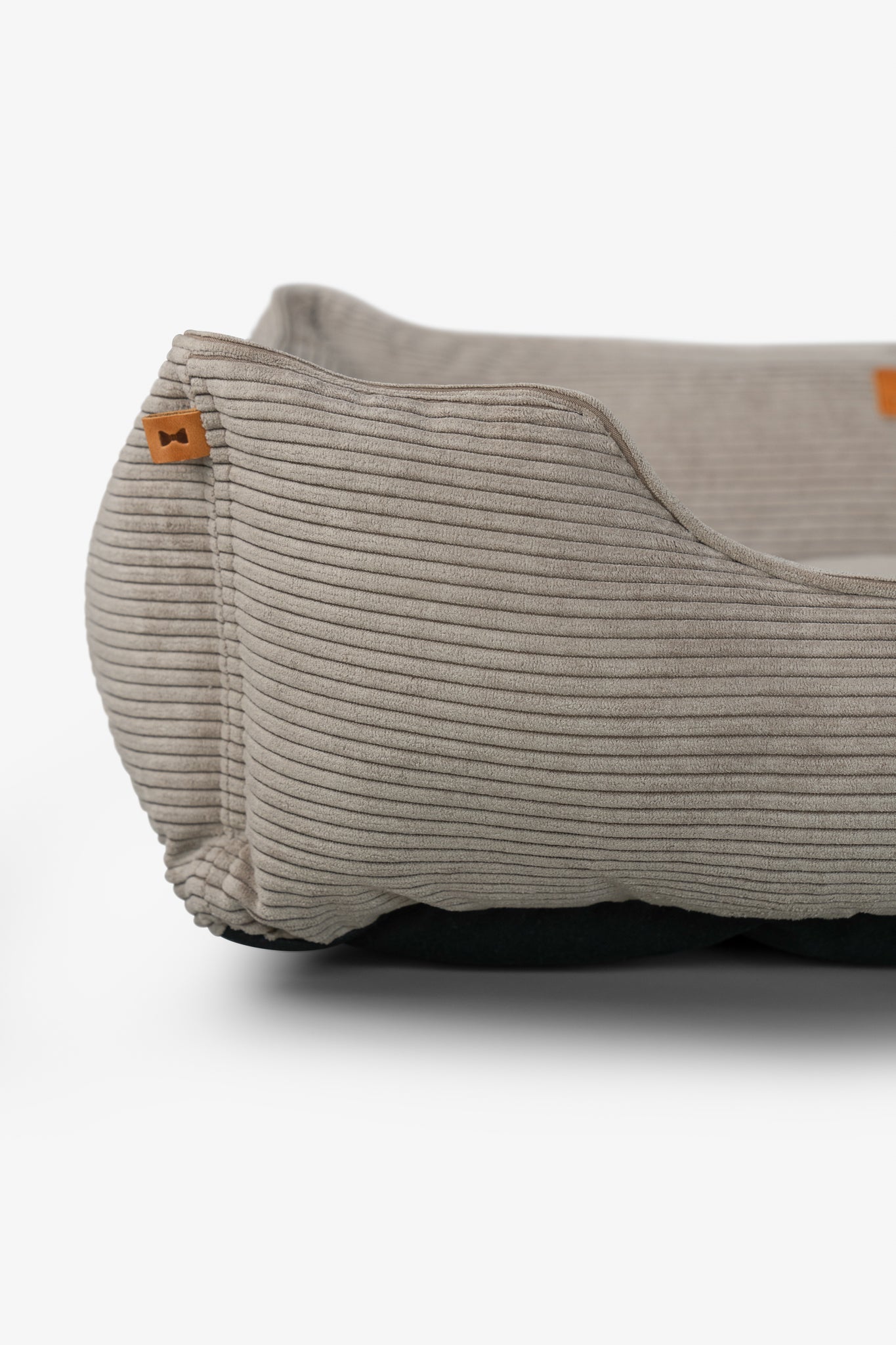 Chester & Lee Fancy Corduroy Sleeper Dog Bed Taupe