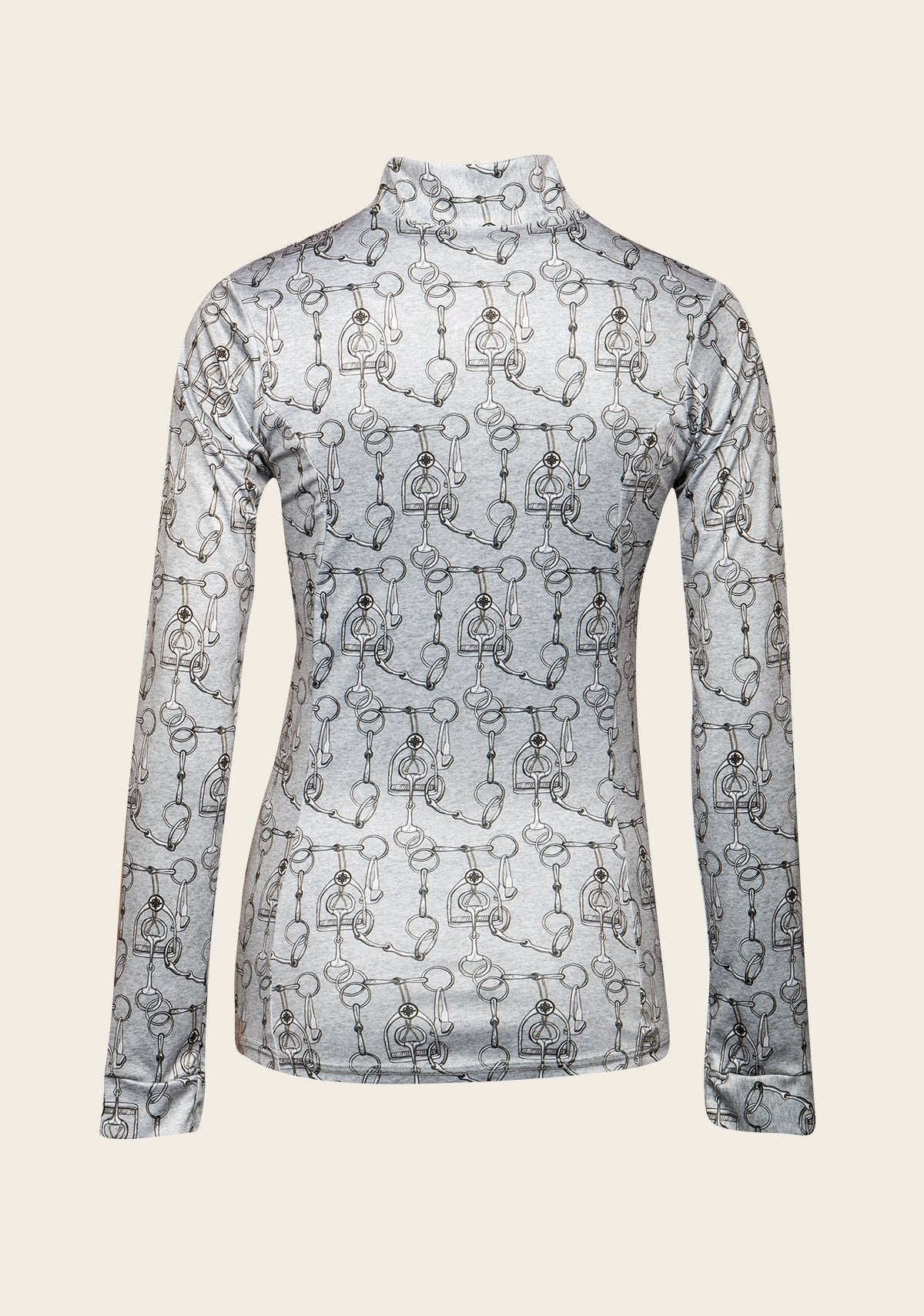 Espoir - Melange Bits Quarter Zip Sun Shirt