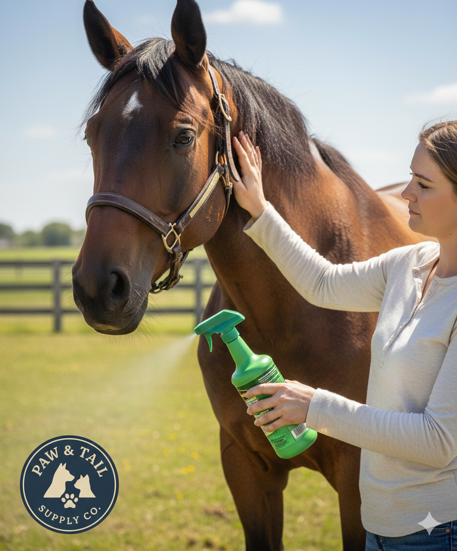 Pyranha Zero-Bite Natural Insect Spray 32 oz Horse Fly Repellent