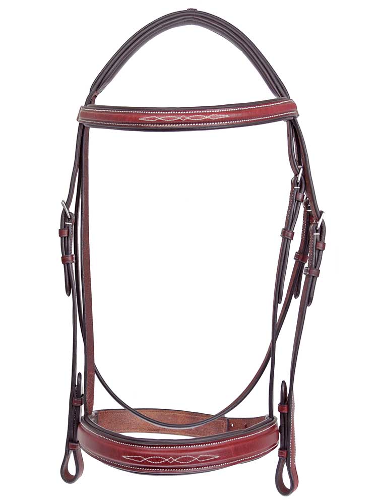 Grewal Equestrian - St. Andrews Square Raised Hunter Bridle