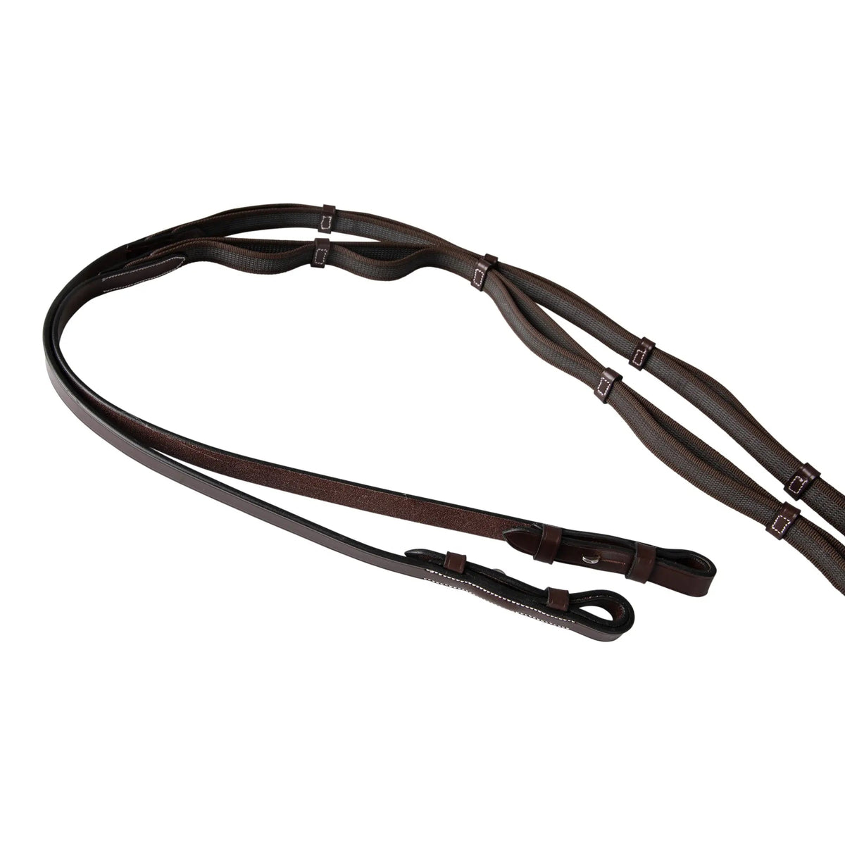 Huntley Equestrian Double Layer Web Grip Reins