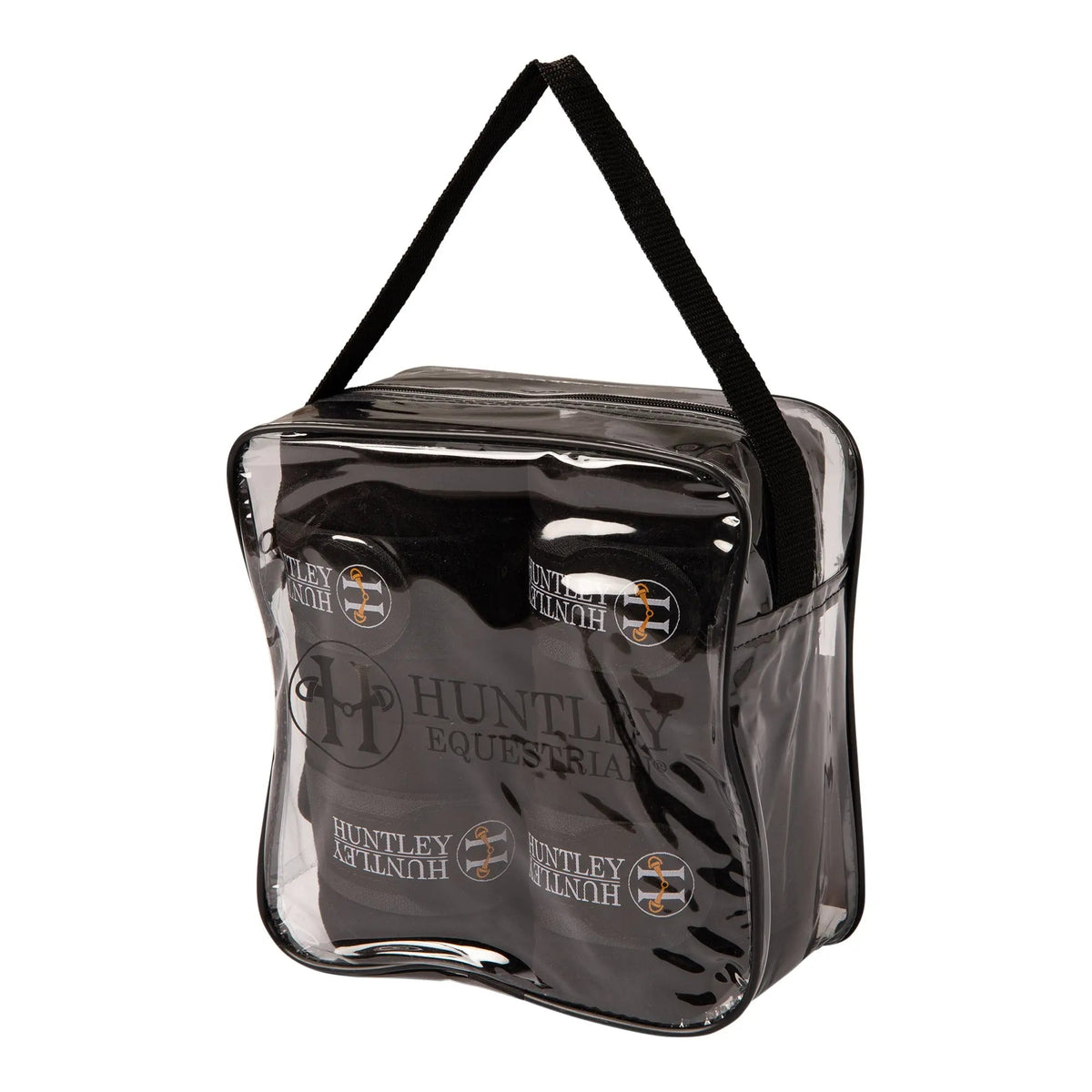 Huntley Equestrian - Polo Fleece Wraps - Set of 4, Black