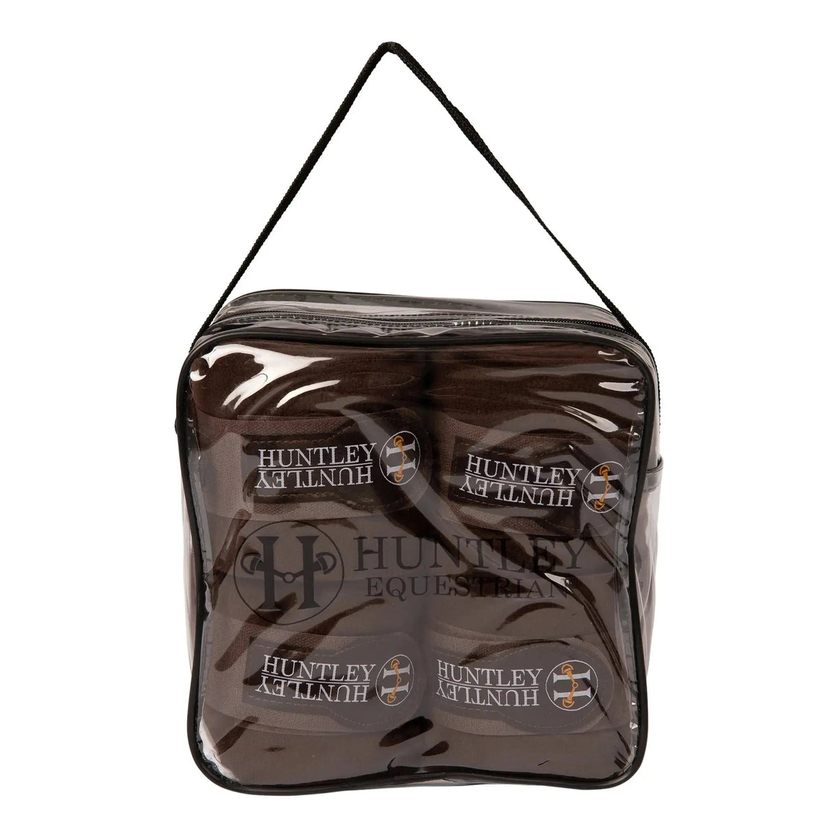 Huntley Equestrian - Polo Fleece Wraps - Set of 4, Black
