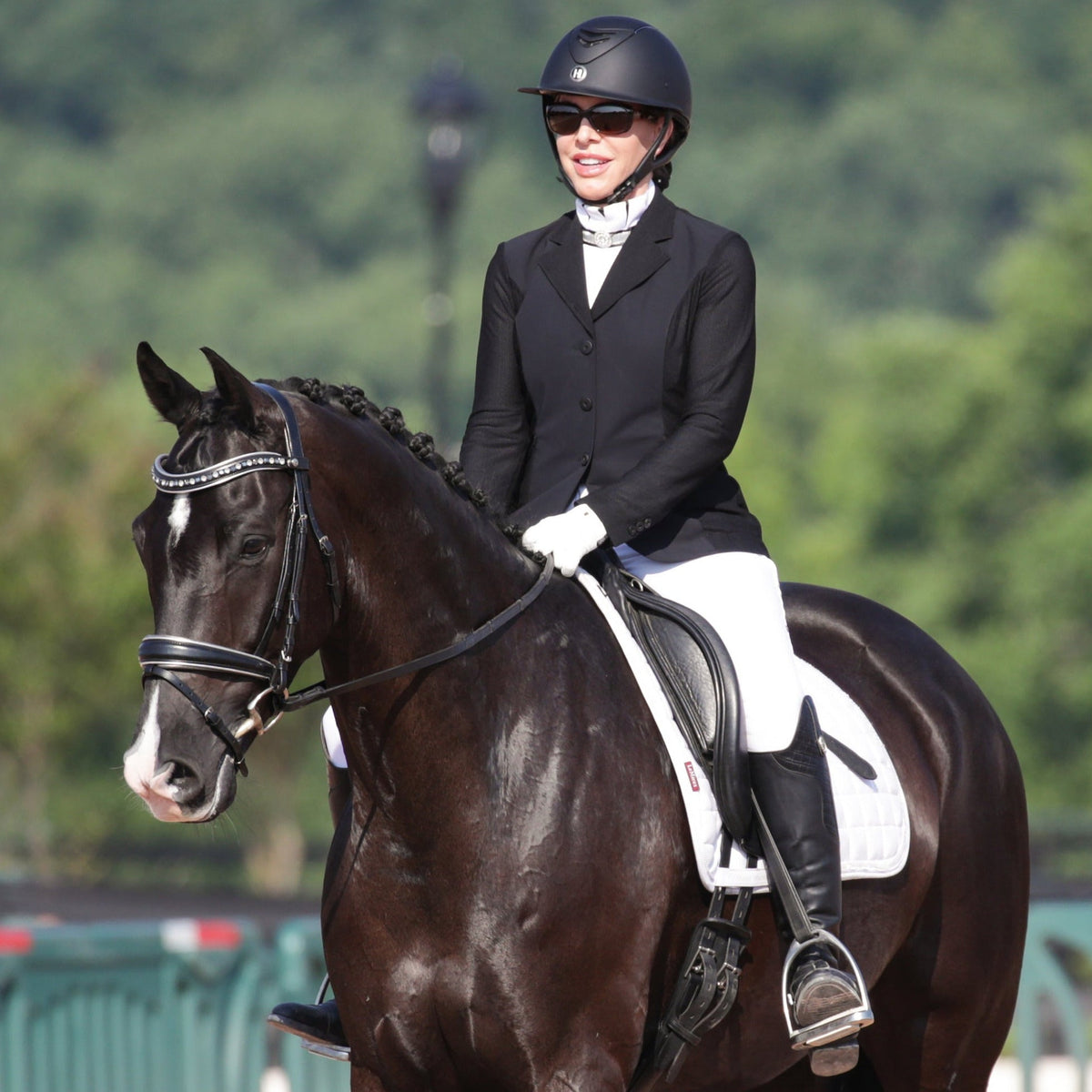 Halter Ego - The Eiffel Tower Black Leather Snaffle Bridle