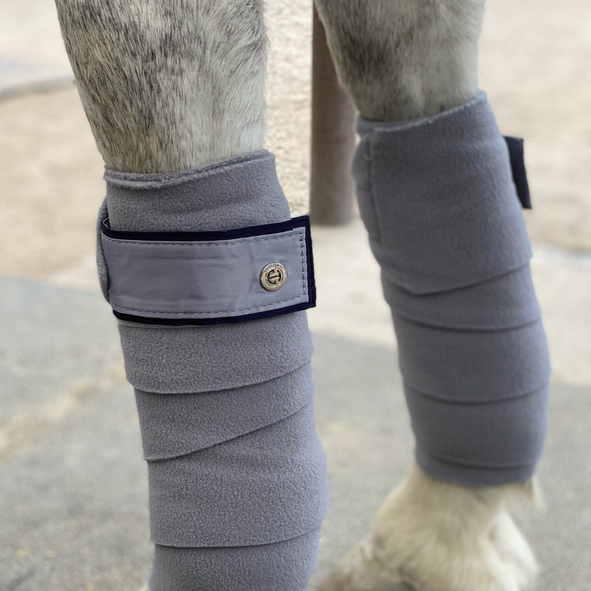 Halter Ego - Gray Fleece Bandages