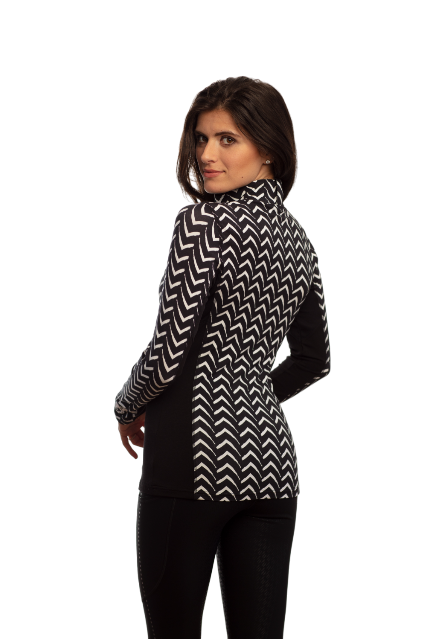 Goode Rider - Ideal Show Shirt (Long Sleeve) - Black Print