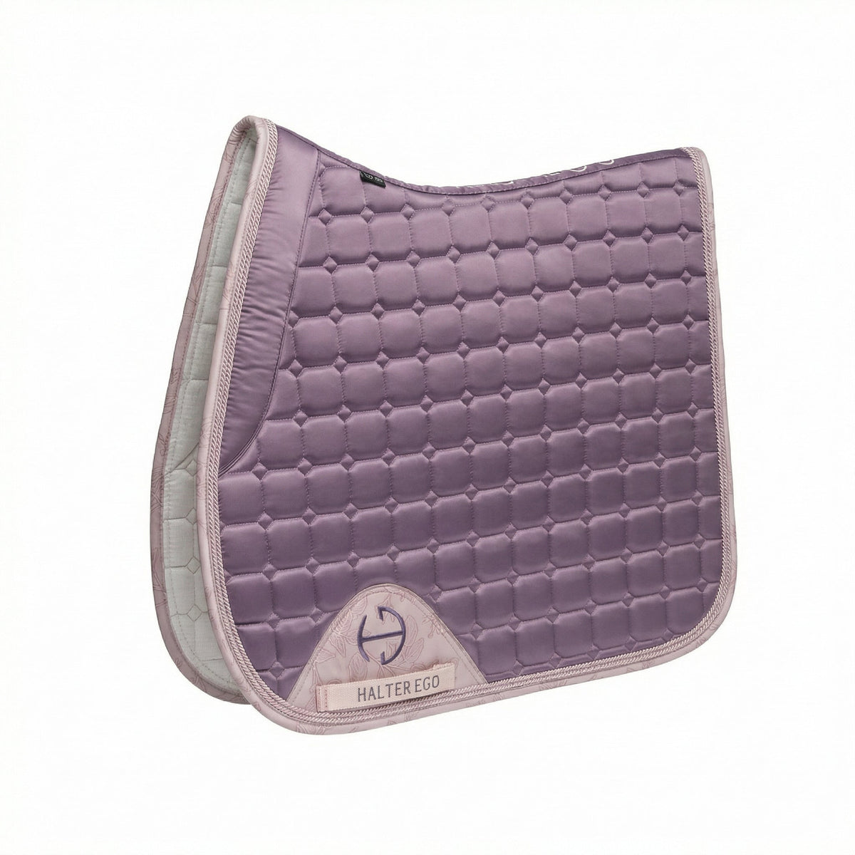 Halter Ego - Romance Collection Satin Classic Jump Saddle Pad - Orchid Mist