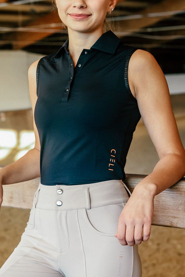 Cieli Equestrian - Jordyn Sleeveless Polo