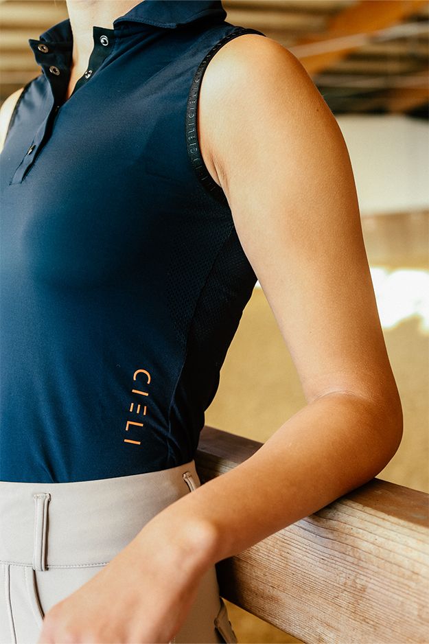 Cieli Equestrian - Jordyn Sleeveless Polo