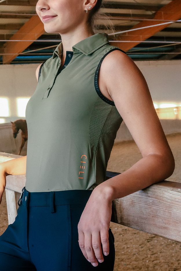 Cieli Equestrian - Jordyn Sleeveless Polo