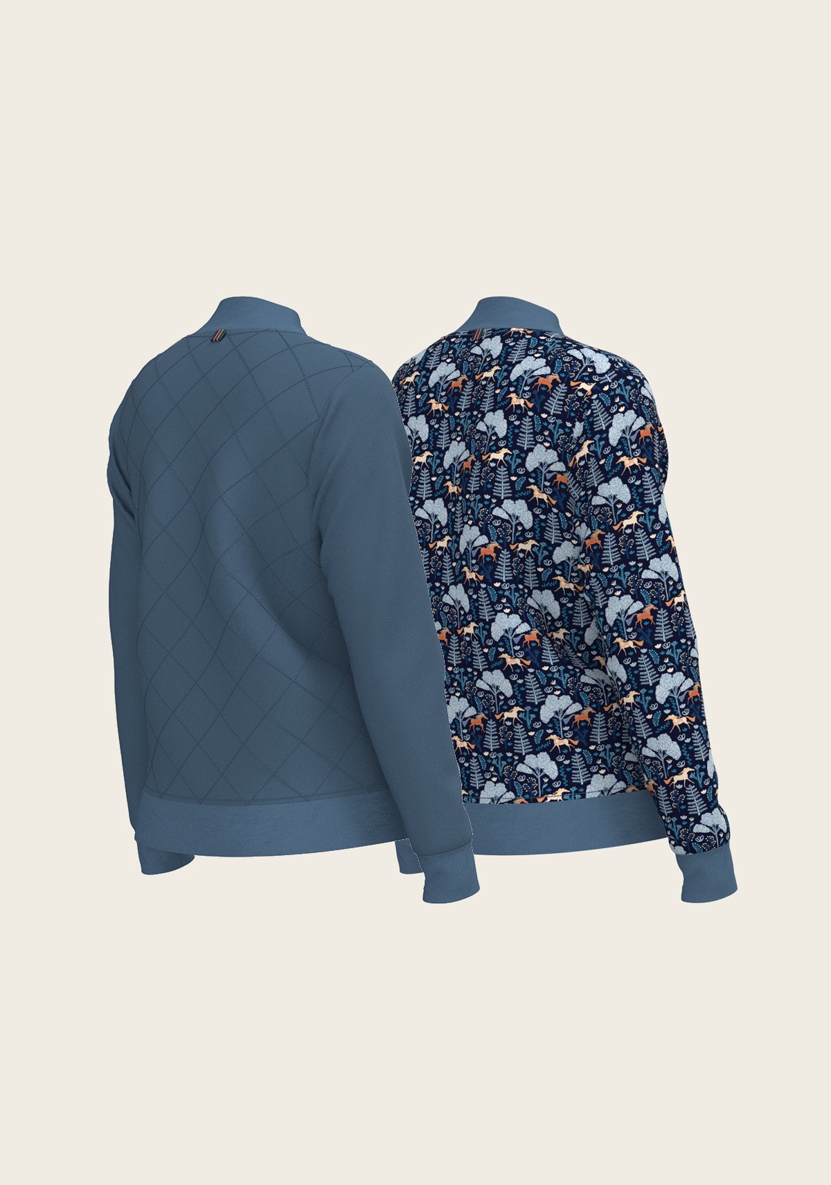 Espoir - Mid Blue Forest Reversible Jacket