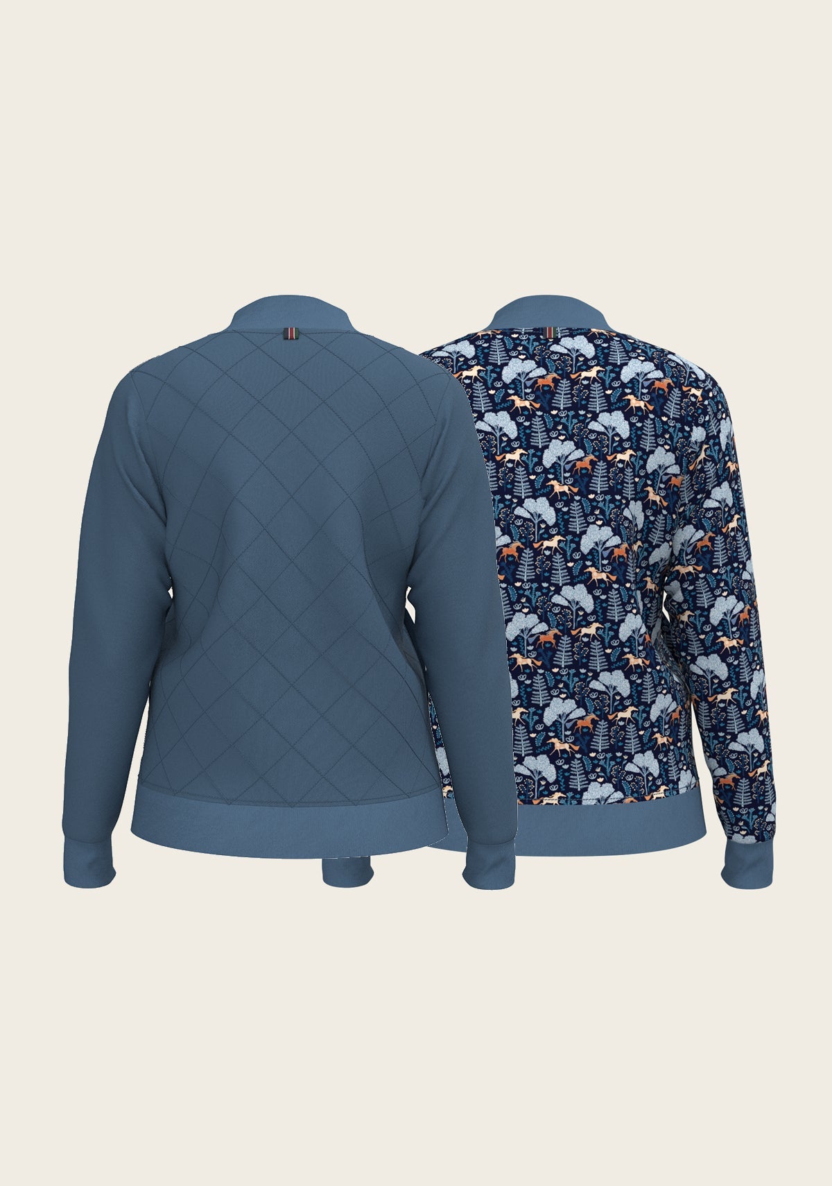 Espoir - Mid Blue Forest Reversible Jacket