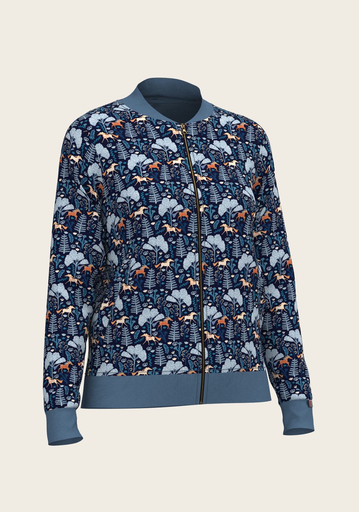 Espoir - Mid Blue Forest Reversible Jacket