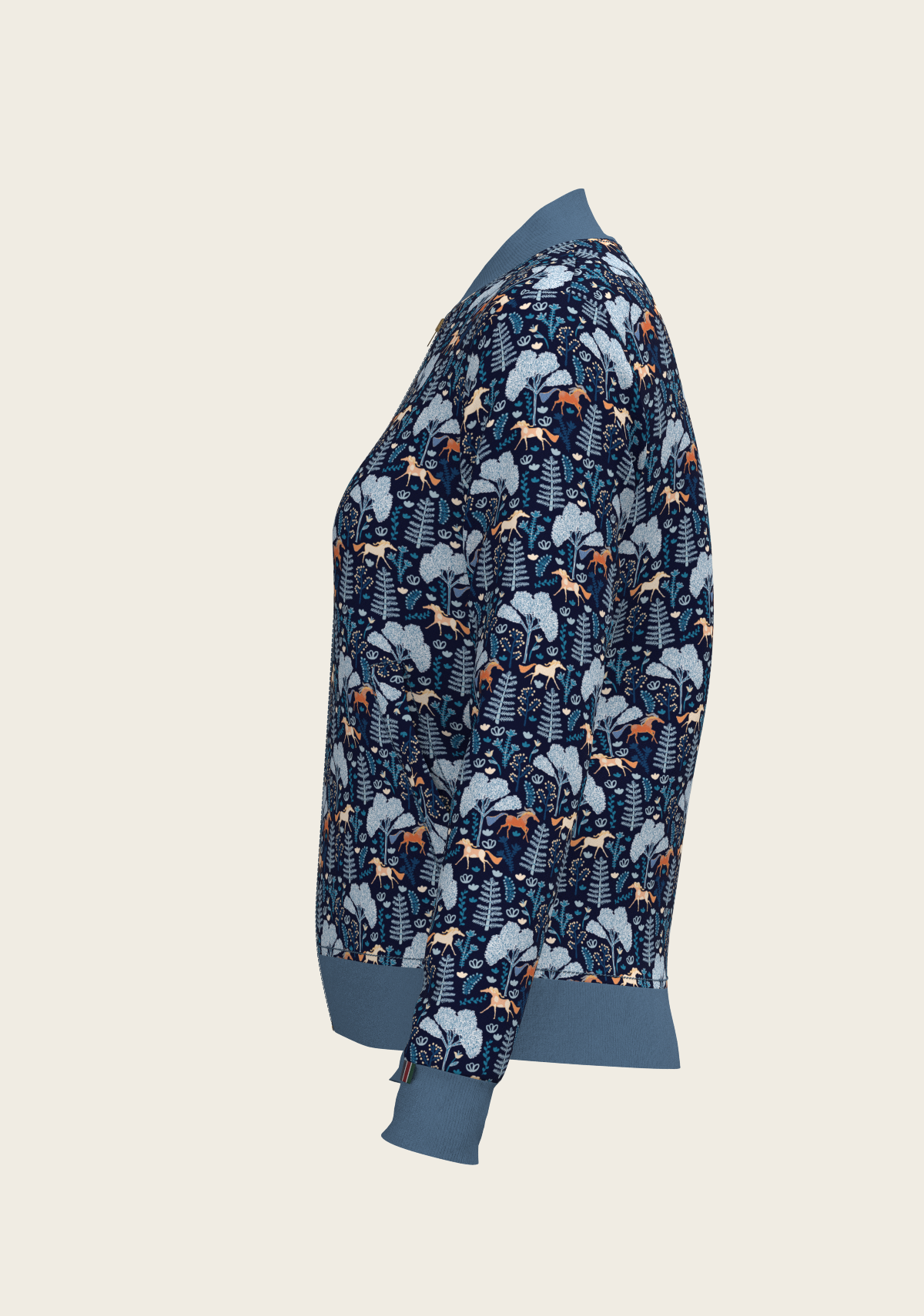 Espoir - Mid Blue Forest Reversible Jacket