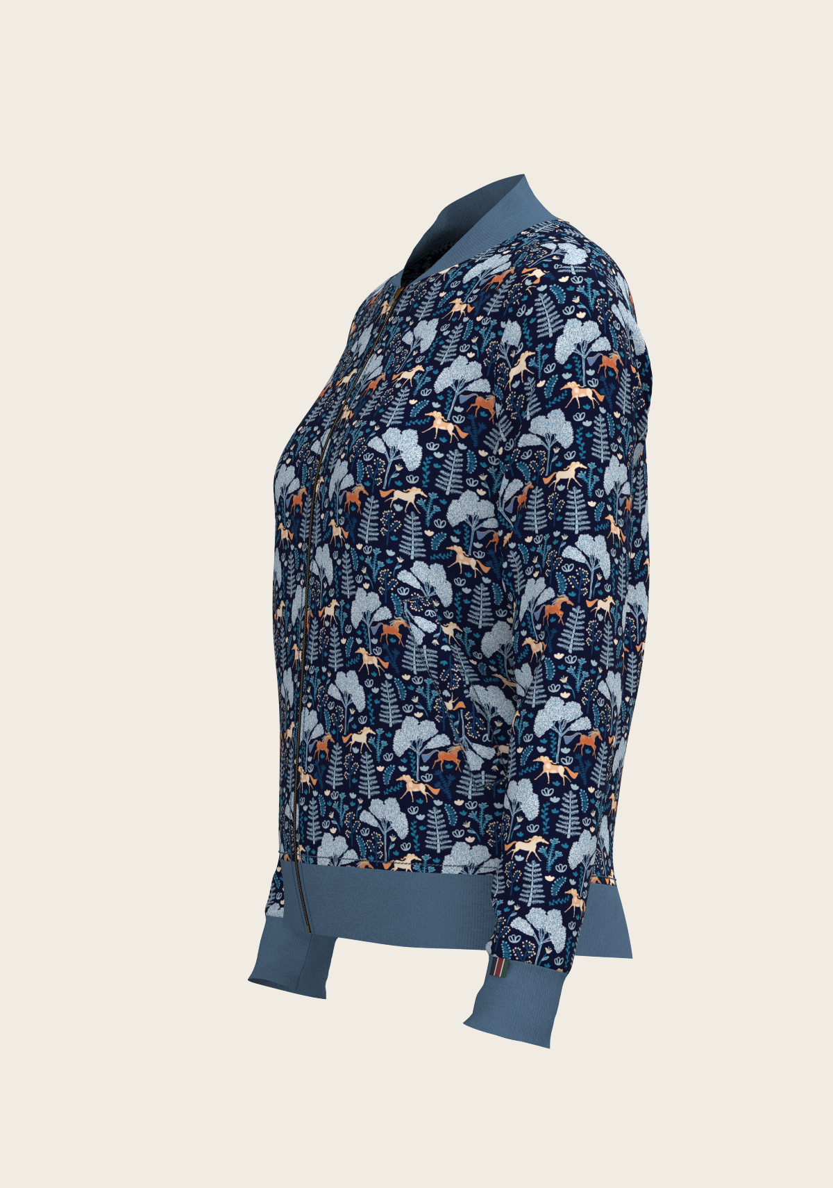 Espoir - Mid Blue Forest Reversible Jacket