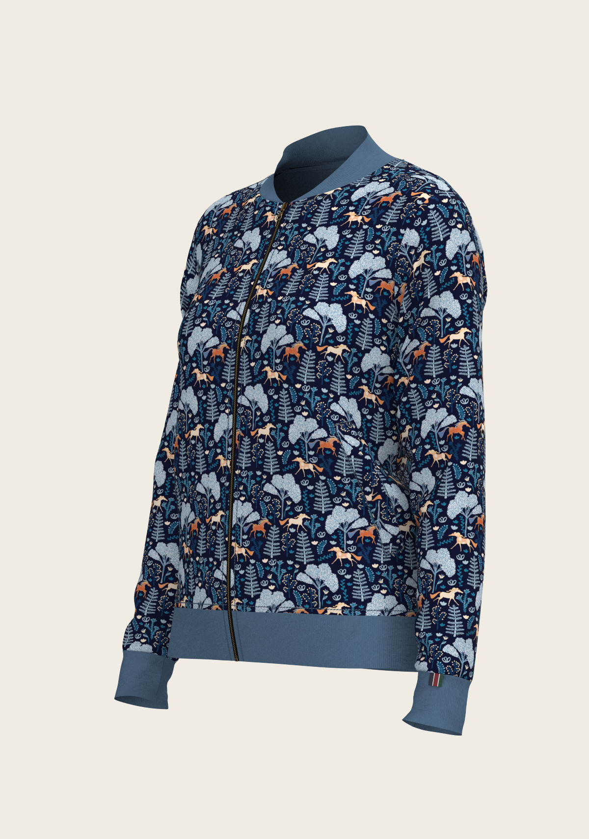 Espoir - Mid Blue Forest Reversible Jacket