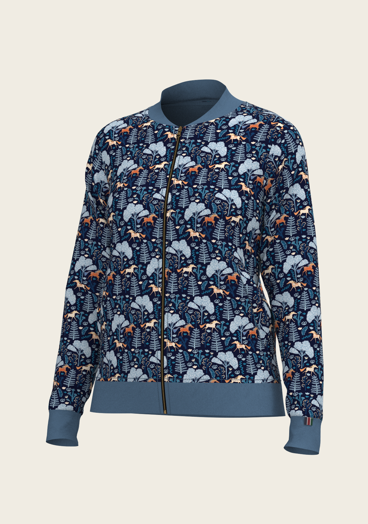 Espoir - Mid Blue Forest Reversible Jacket