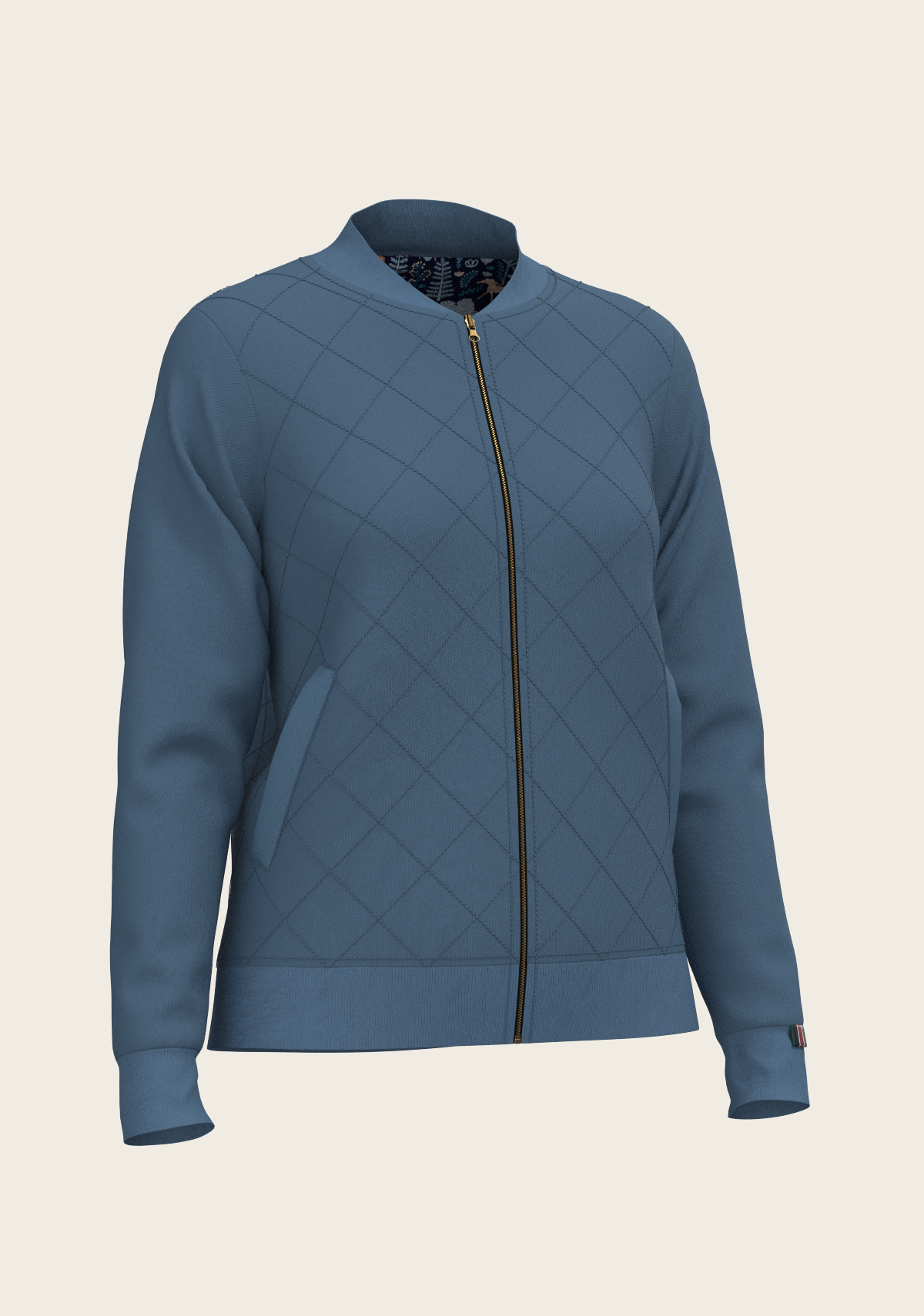 Espoir - Mid Blue Forest Reversible Jacket