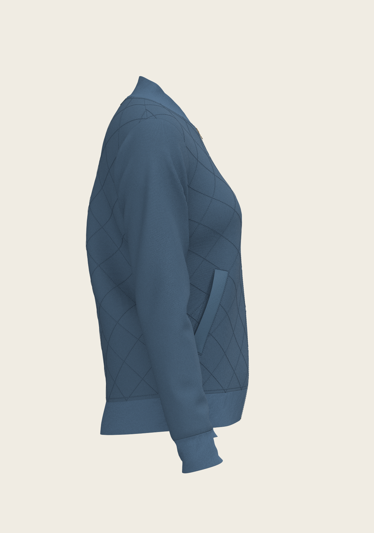 Espoir - Mid Blue Forest Reversible Jacket