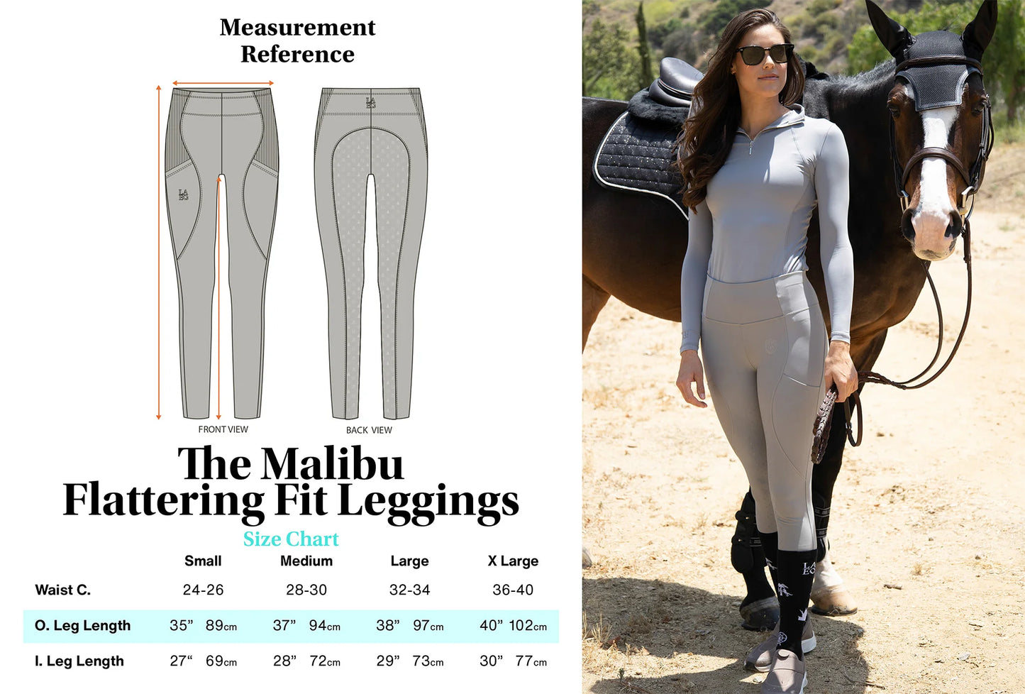 LA EQ - The Malibu Flattering Fit Legging