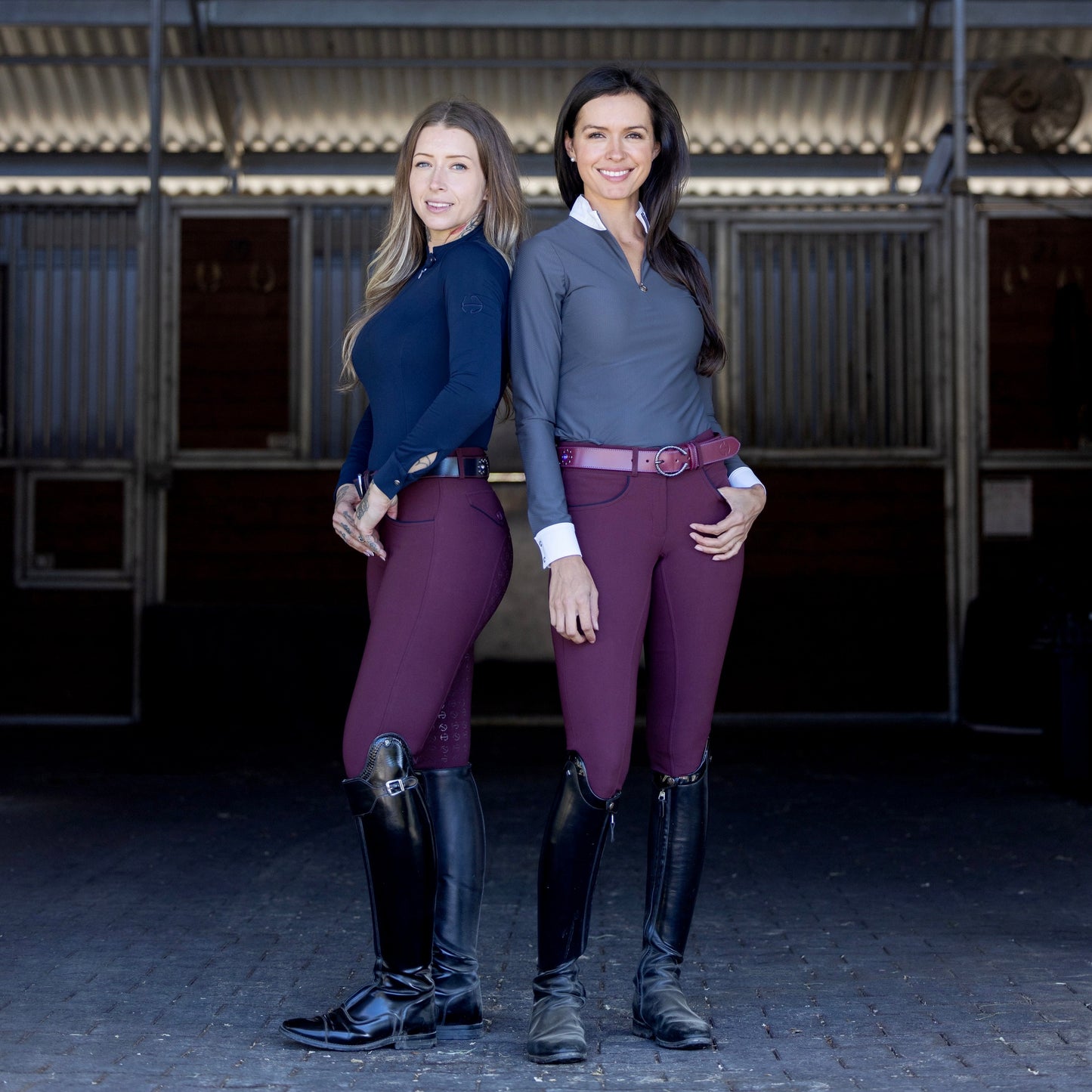 Halter Ego - Evolution Knee Patch Breeches - Merlot