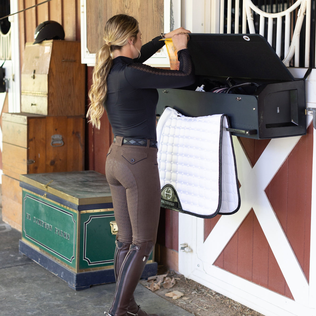 Halter Ego - Evolution Heritage Denim Full Seat Breeches - Brown
