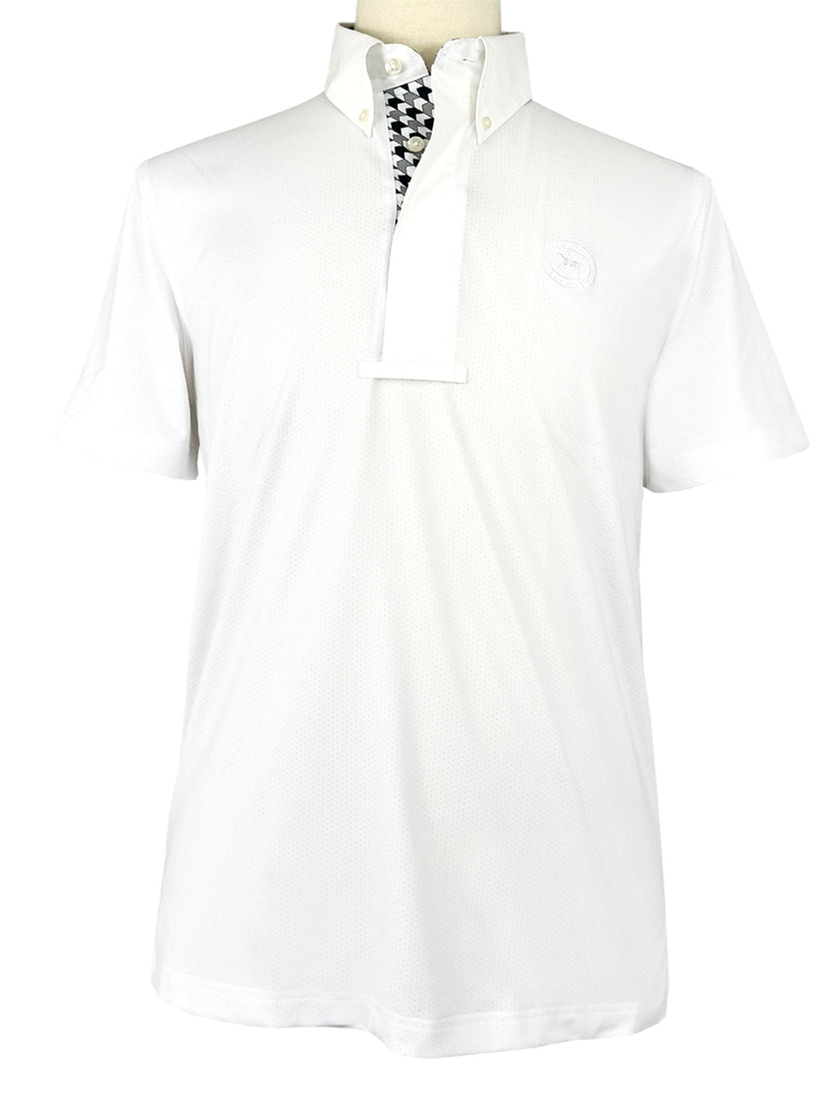 Essex Classics - Men's Geometric Talent Yarn Short Sleeve Show Shirt
